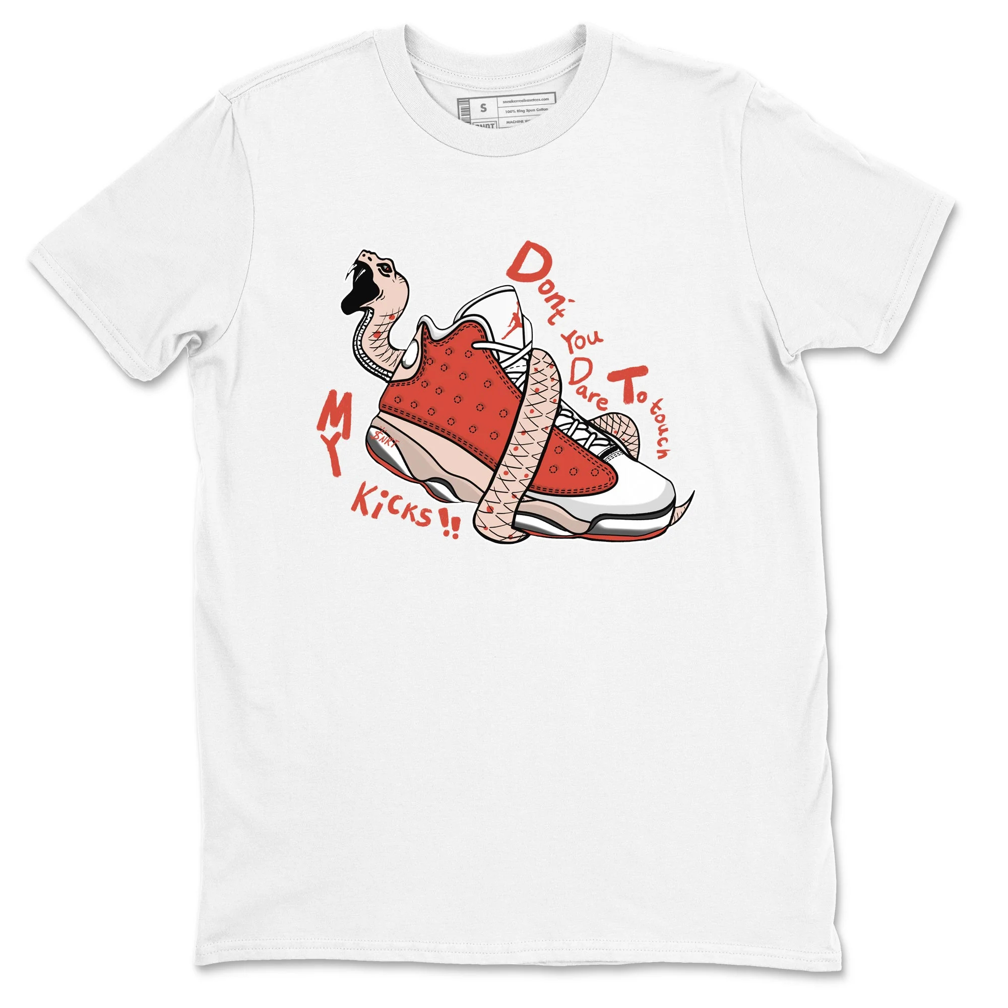 Don't Touch My Kicks Sneaker Tees - Air Jordan 13 Dune Red