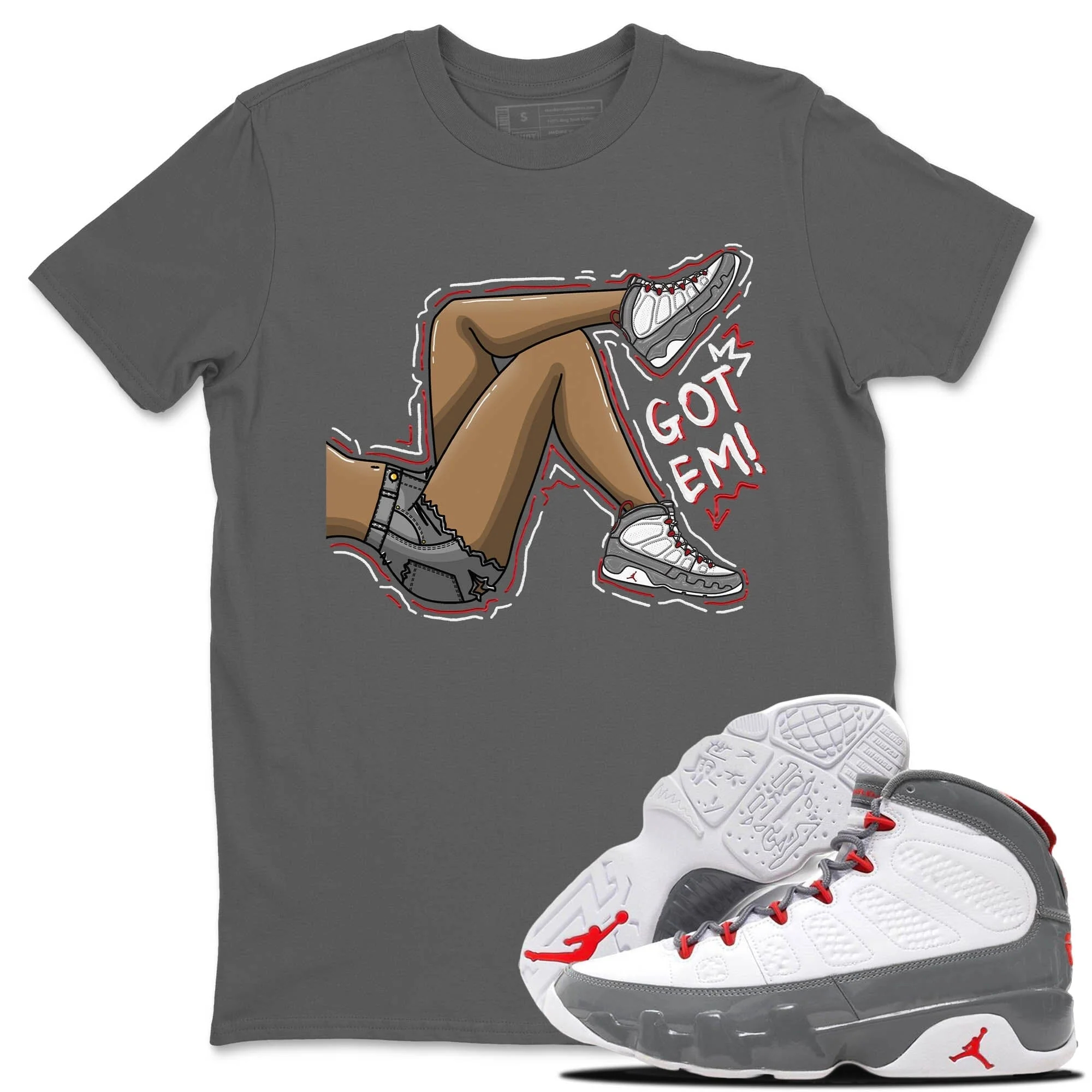 Got Em Legs Unisex Tops - Air Jordan 9 Fire Red