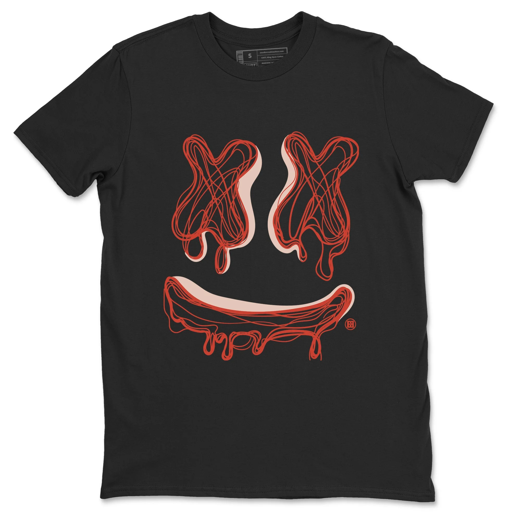Smile Doodle Sneaker Tees - Air Jordan 13 Dune Red