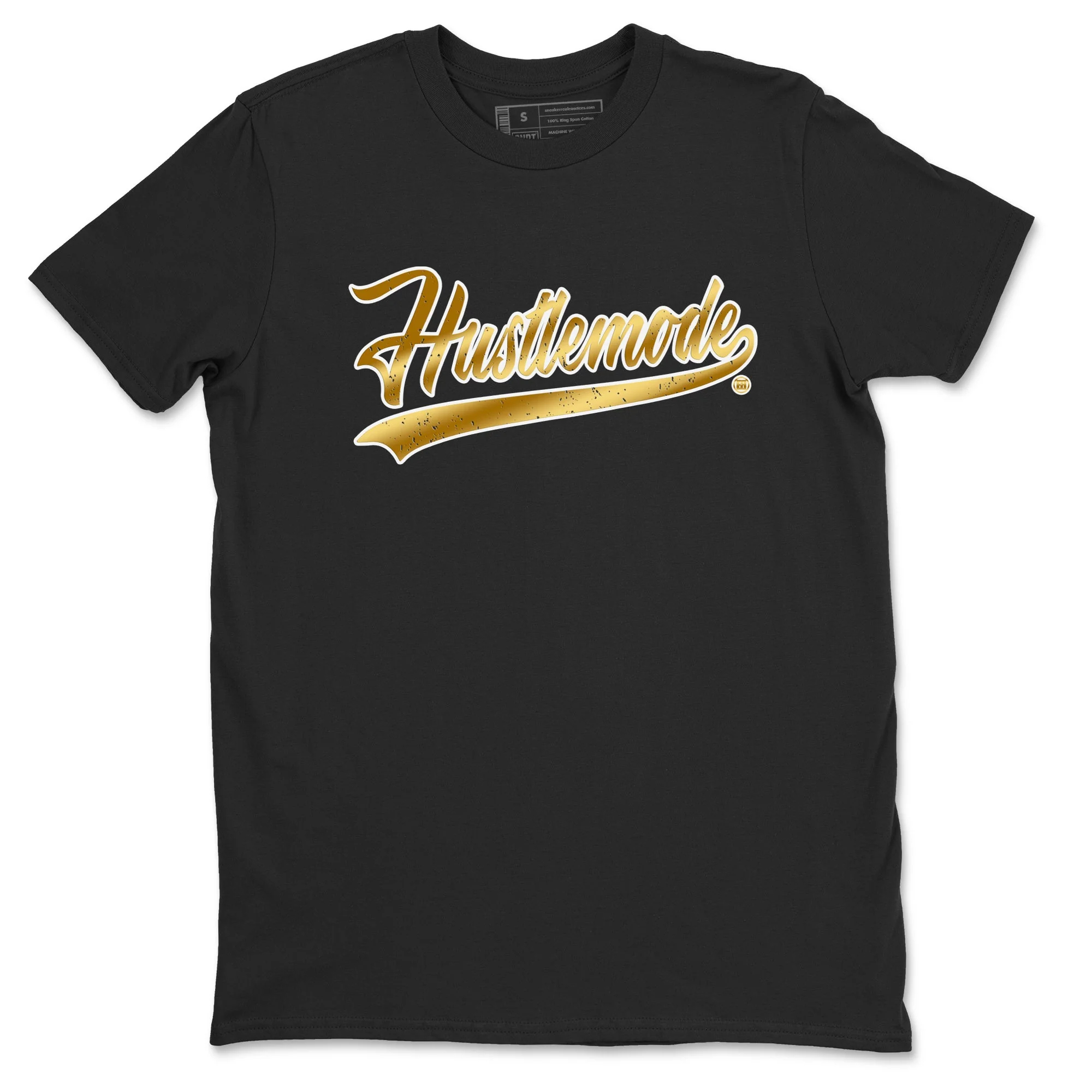 Hustle Mode Sneaker Tees - Air Jordan 1 Black Metallic Gold