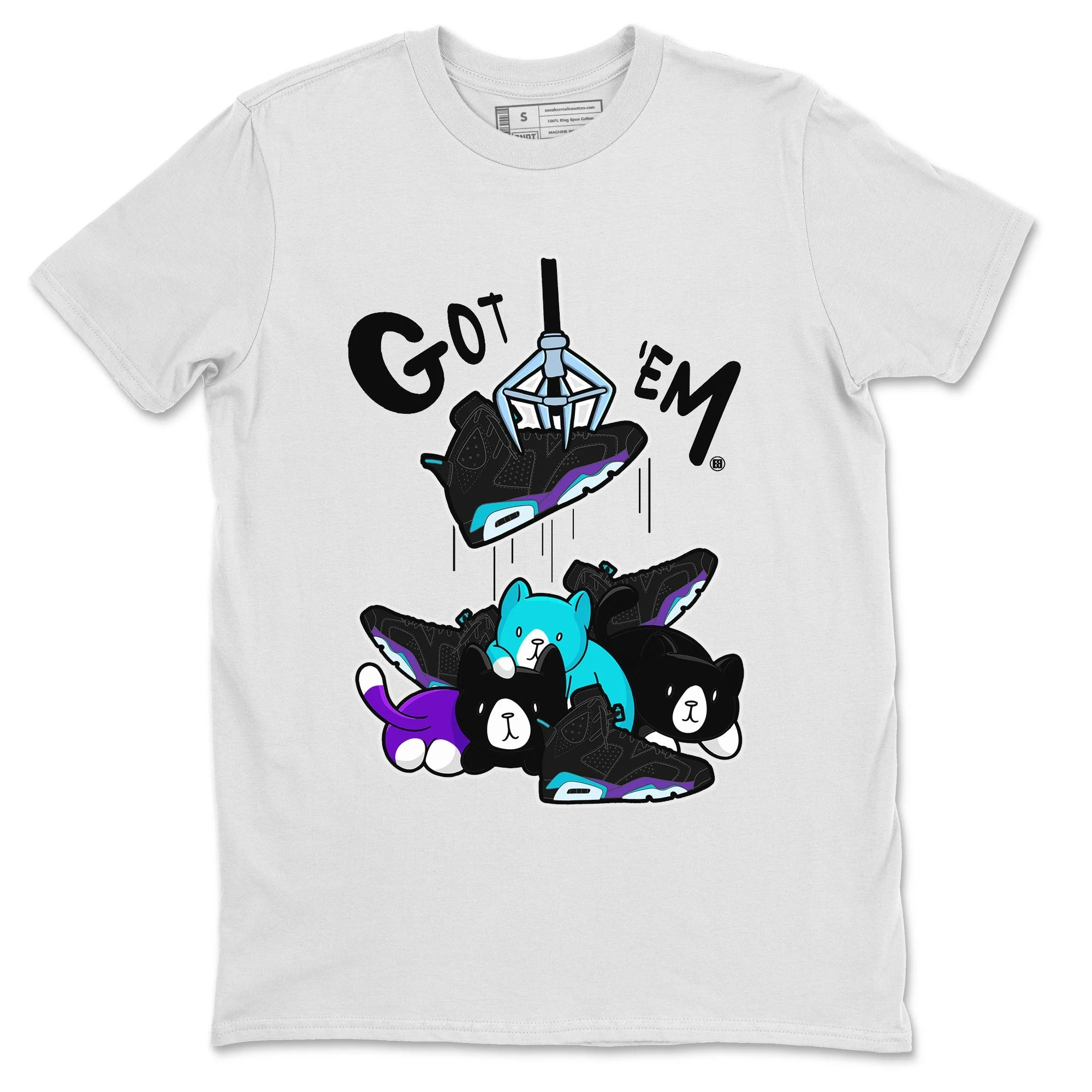 Treasure Hunter Unisex Tops - Air Jordan 6 Aqua