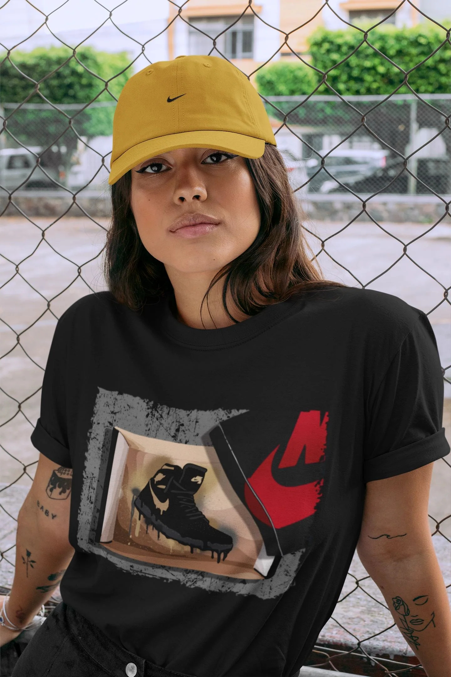 New Kicks Unisex Tops - Air Jordan 1 Black Metallic Gold