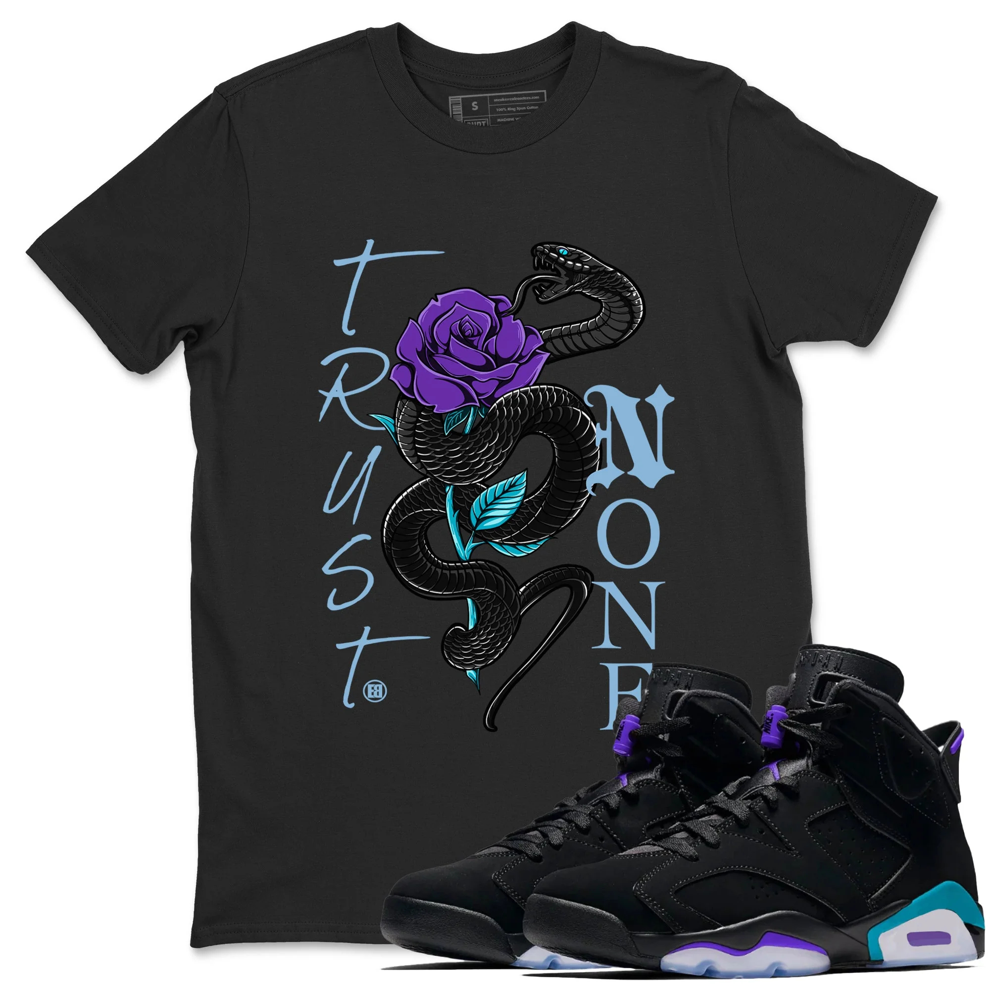 Trust None Unisex Tops - Air Jordan 6 Aqua