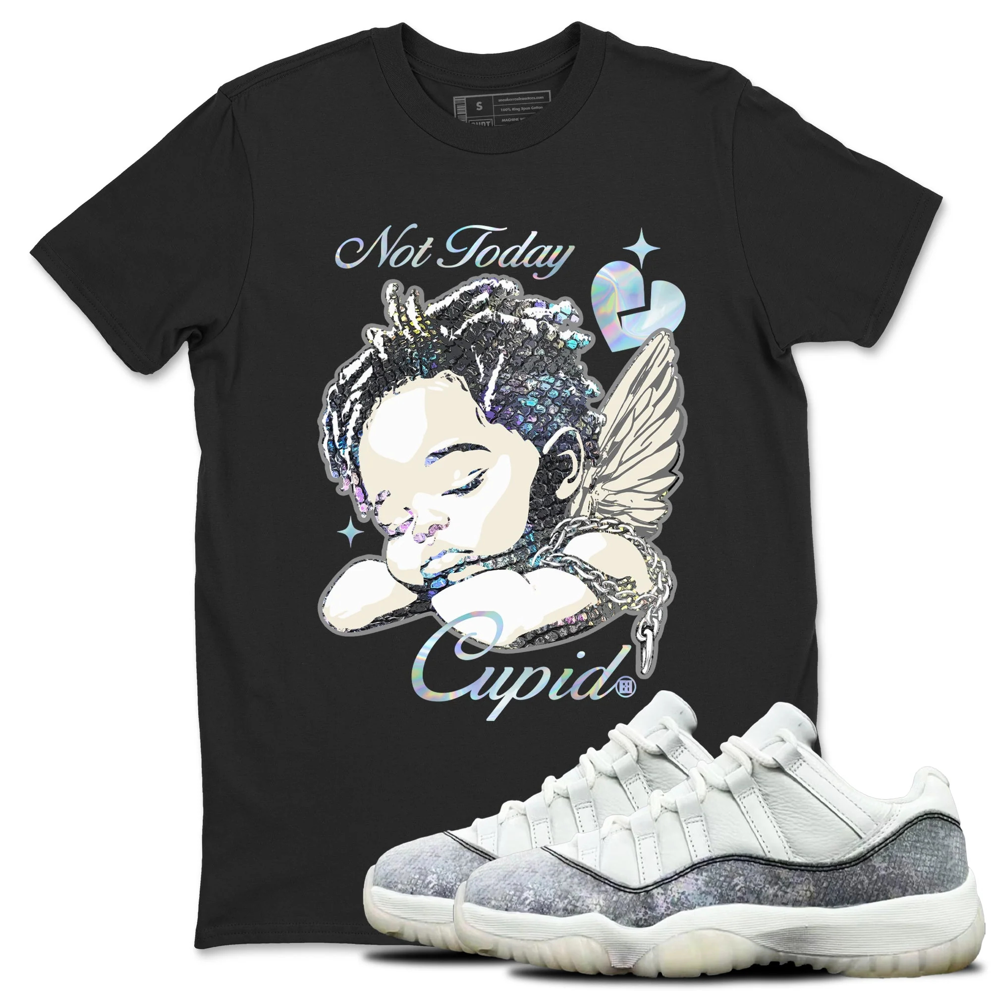 Not Today Cupid Sneaker Tees - Air Jordan 11 Year Of The Snake