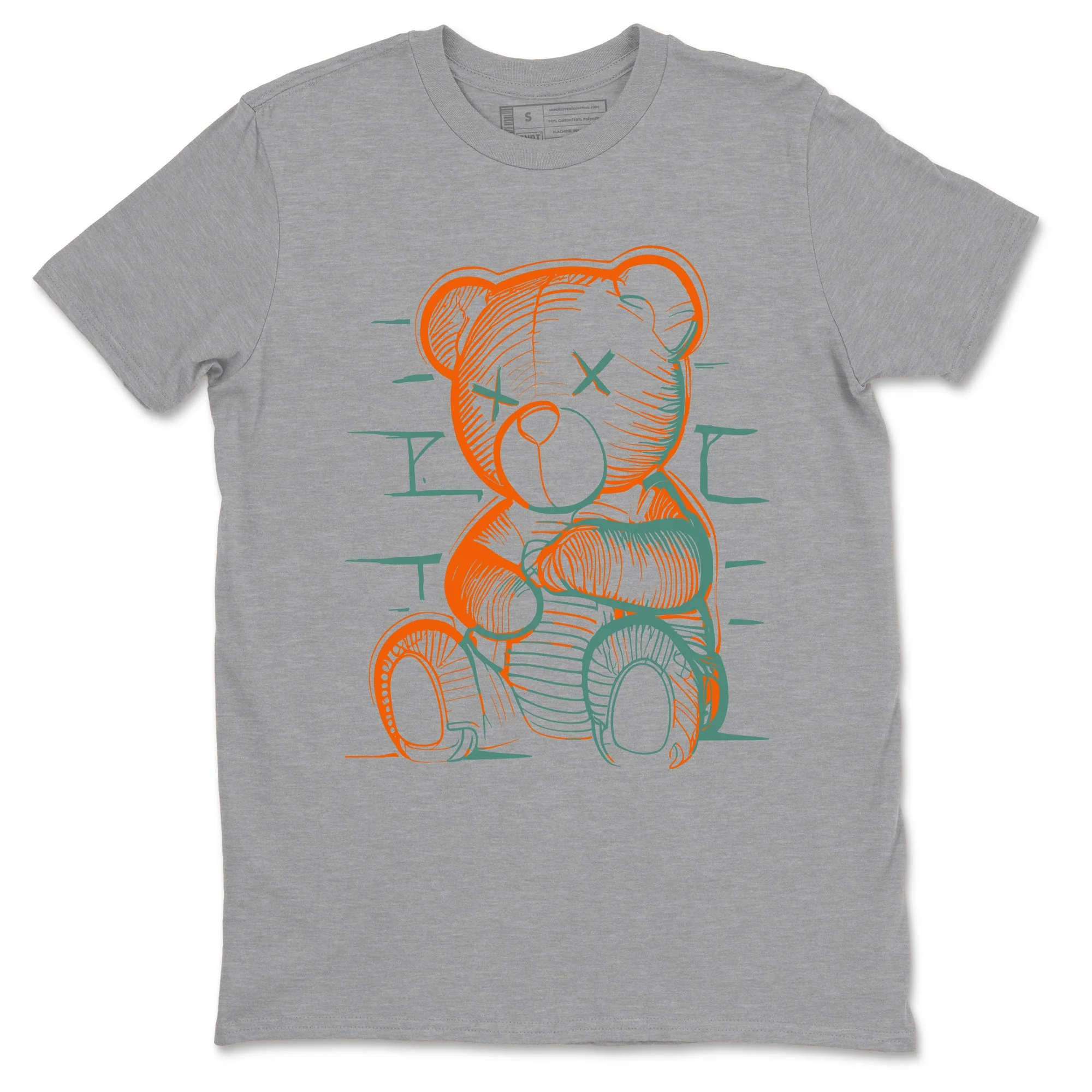 Neon Bear Sneaker Tees - Dunk Ceramic