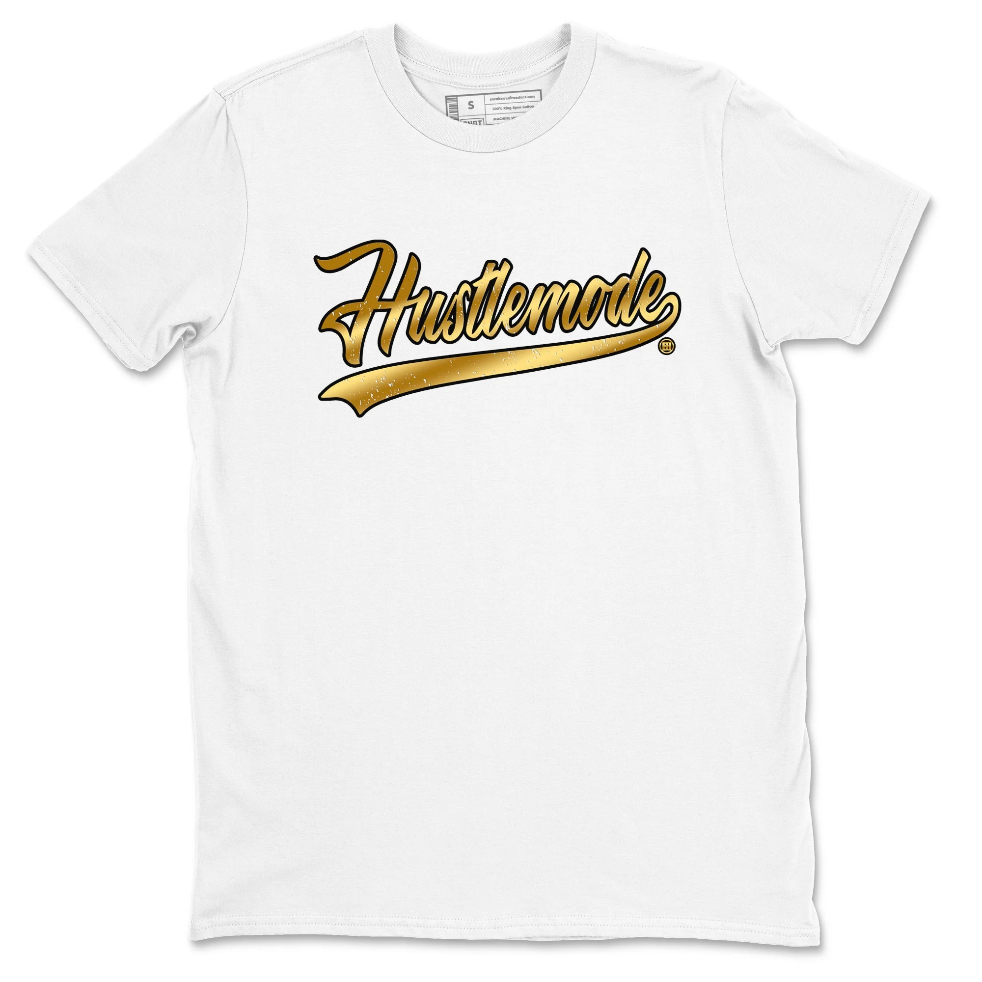 Hustle Mode Sneaker Tees - Air Jordan 1 Black Metallic Gold