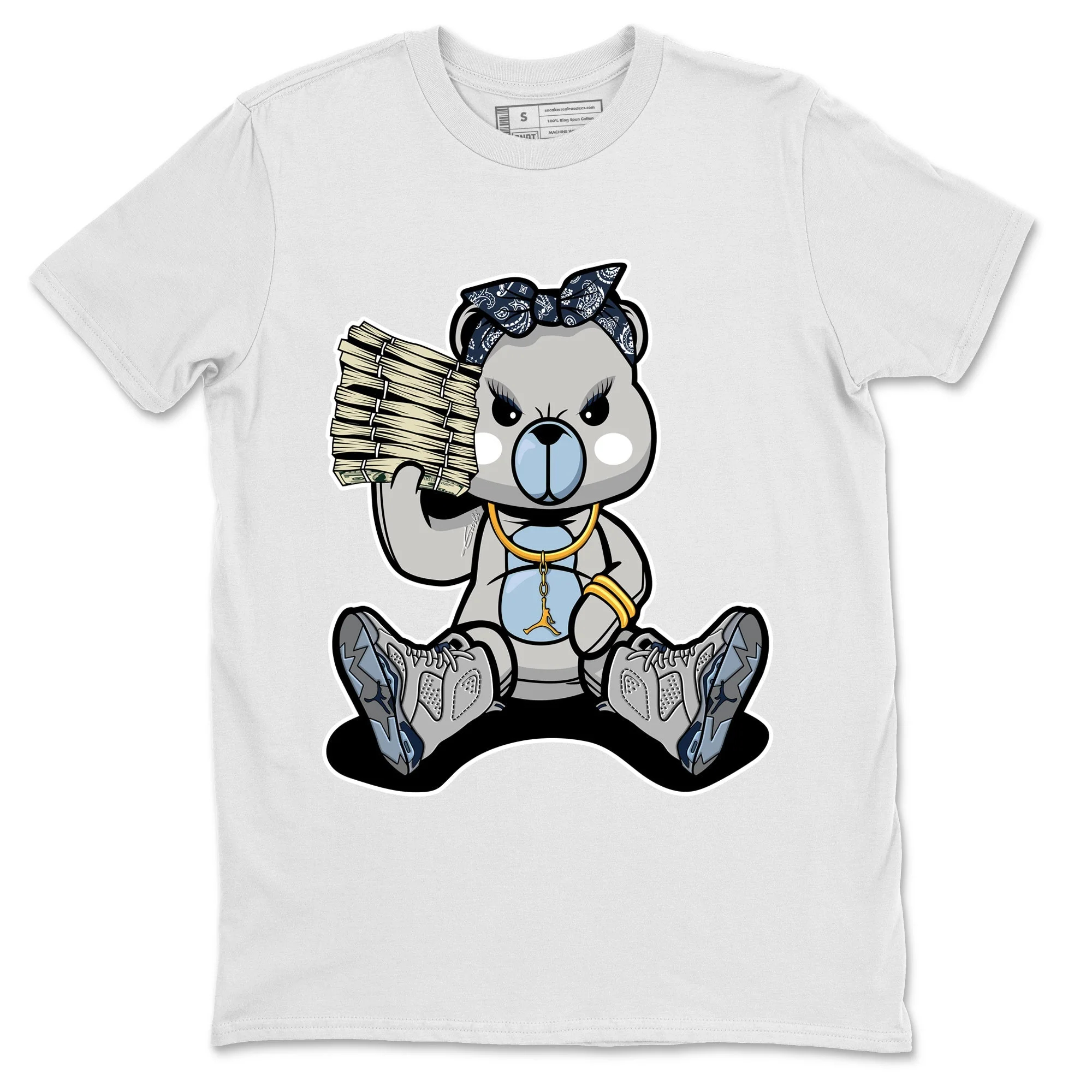 Bad Baby Bear Unisex Tops - Air Jordan 6 Georgetown
