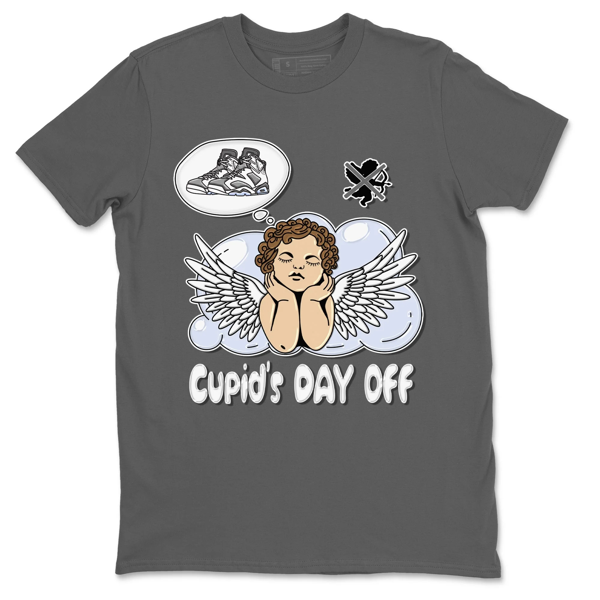 Cupids Day Off Unisex Tops - Air Jordan 6 Cool Grey