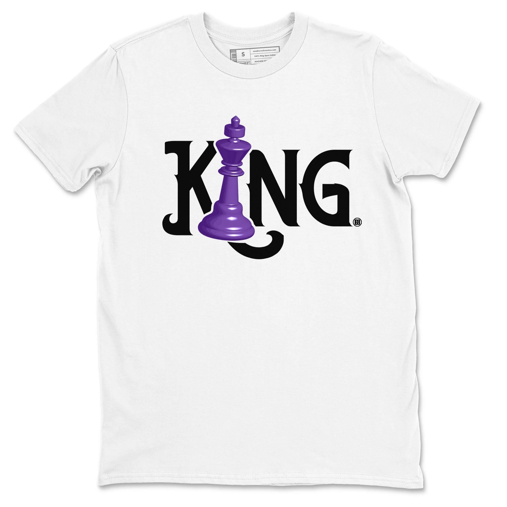 Chess King Sneaker Tees - Dunk Low Court Purple