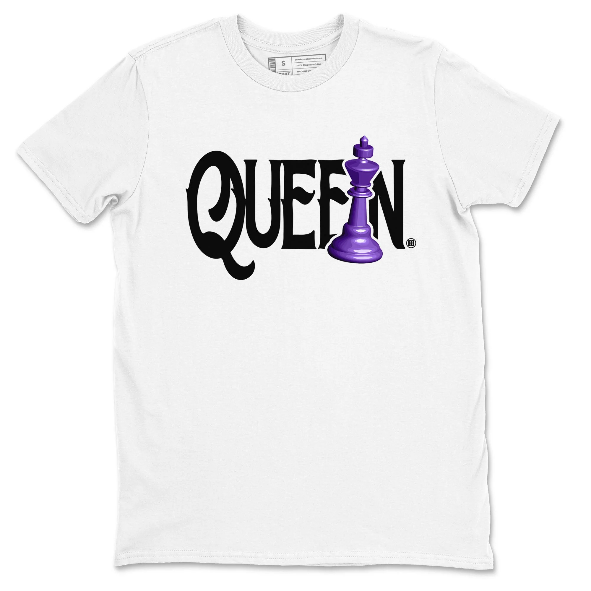 Chess Queen Sneaker Tees - Dunk Low Court Purple