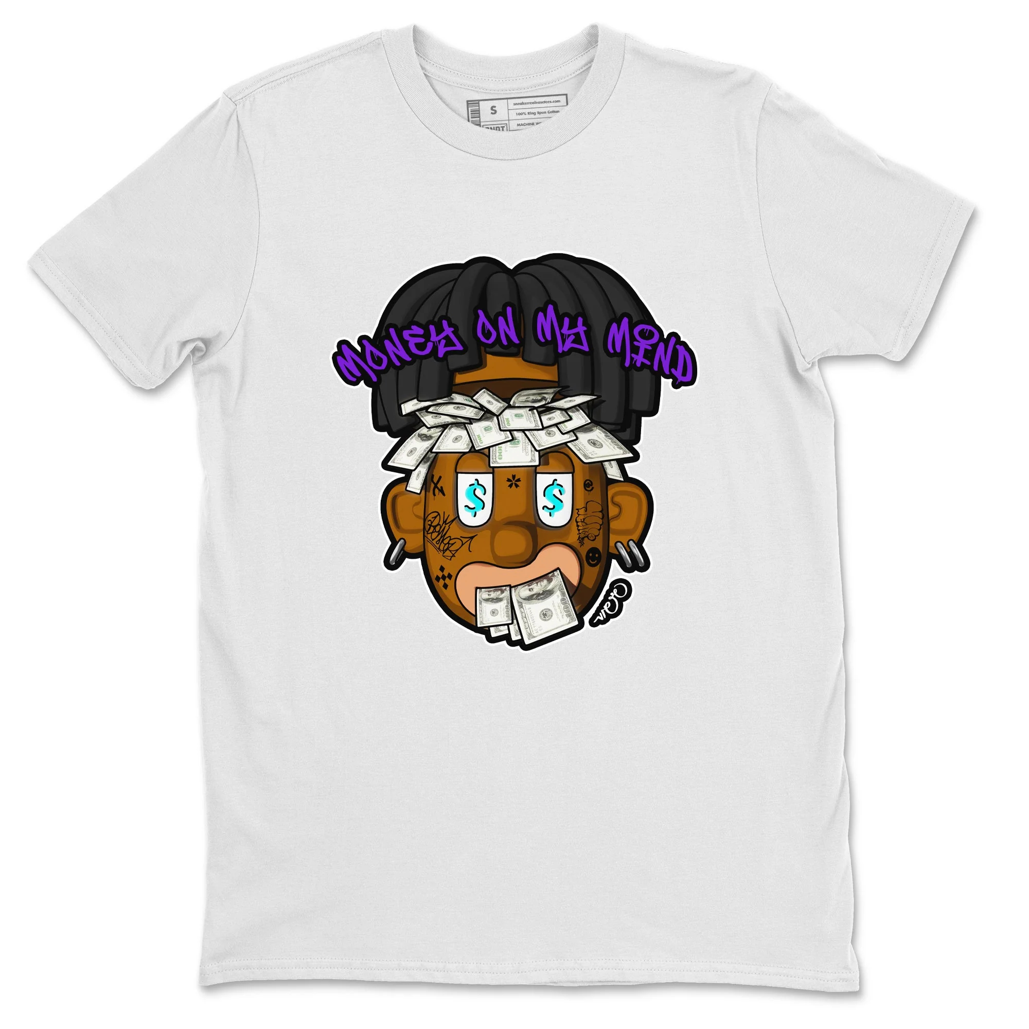 Money On My Mind Sneaker Tee - Air Jordan 6 Aqua