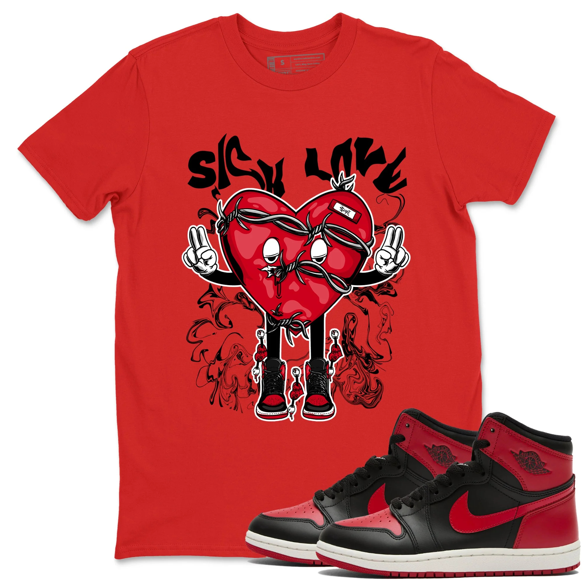 Sick Love Sneaker Tees - Air Jordan 1 '85 Bred