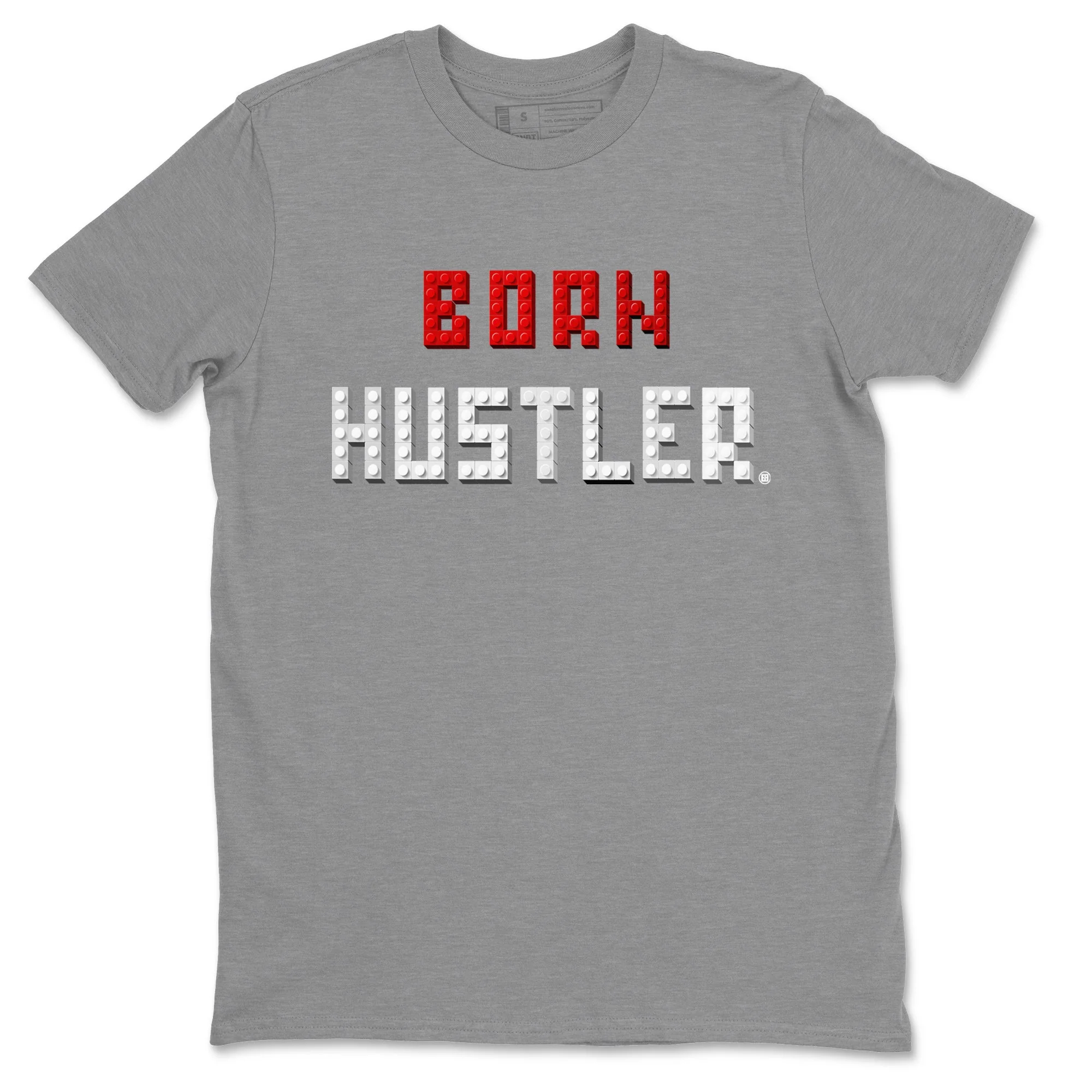 Brick Born Hustler Unisex Tops - Air Jordan 13 Black Flint