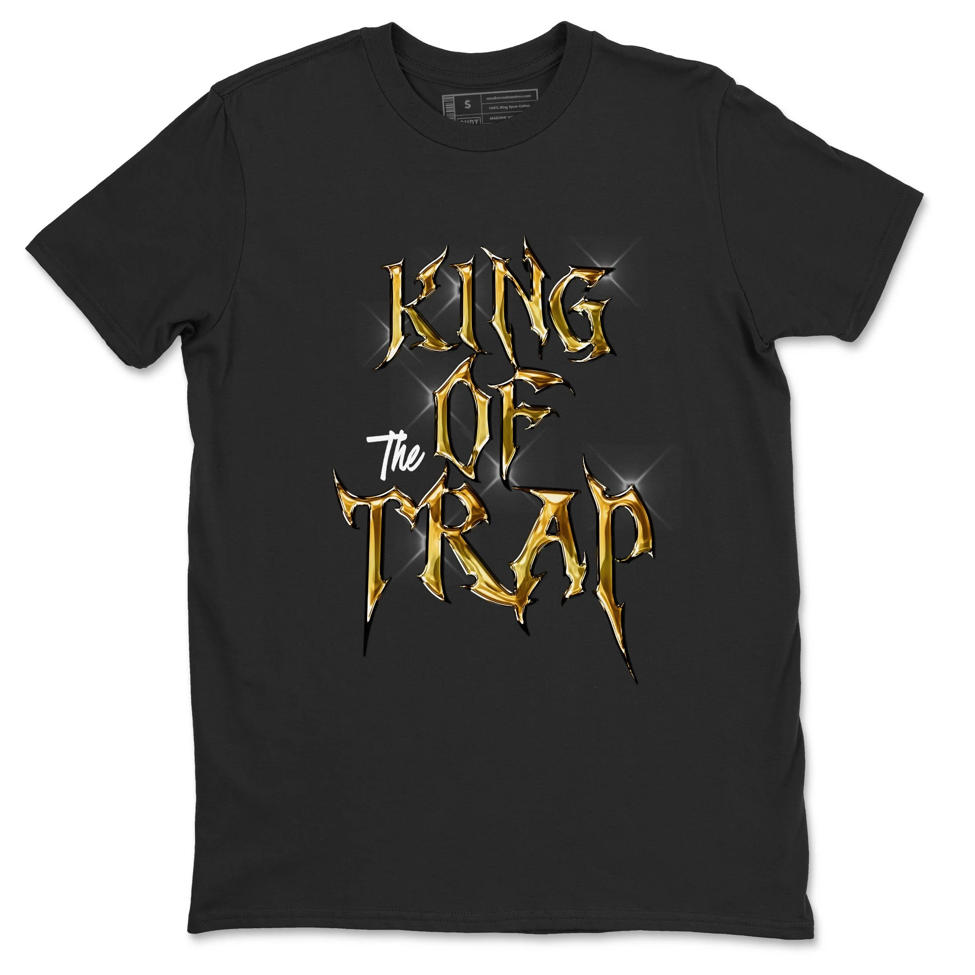 King Of The Trap Sneaker Tees - Air Jordan 1 Black Metallic Gold