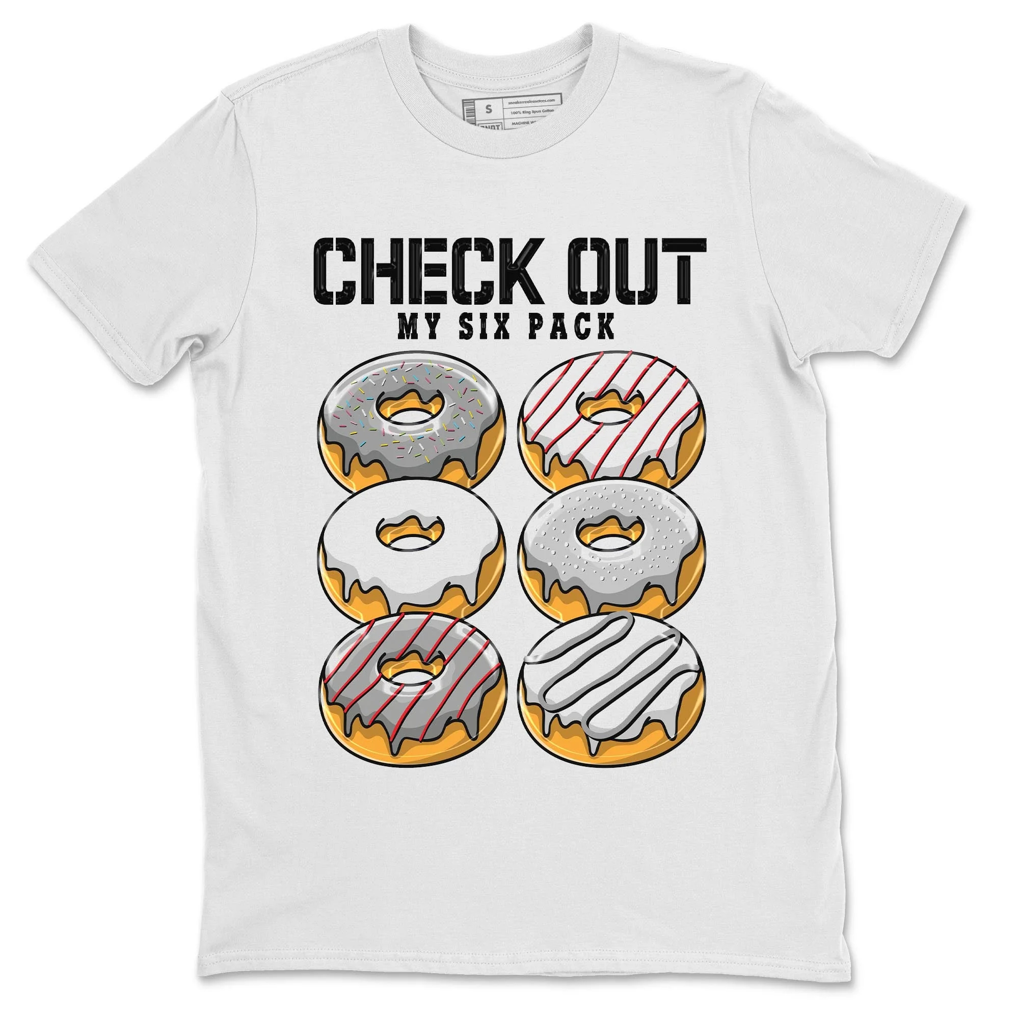 Check Out My Six Pack Unisex Tops - Air Jordan 13 Wolf Grey