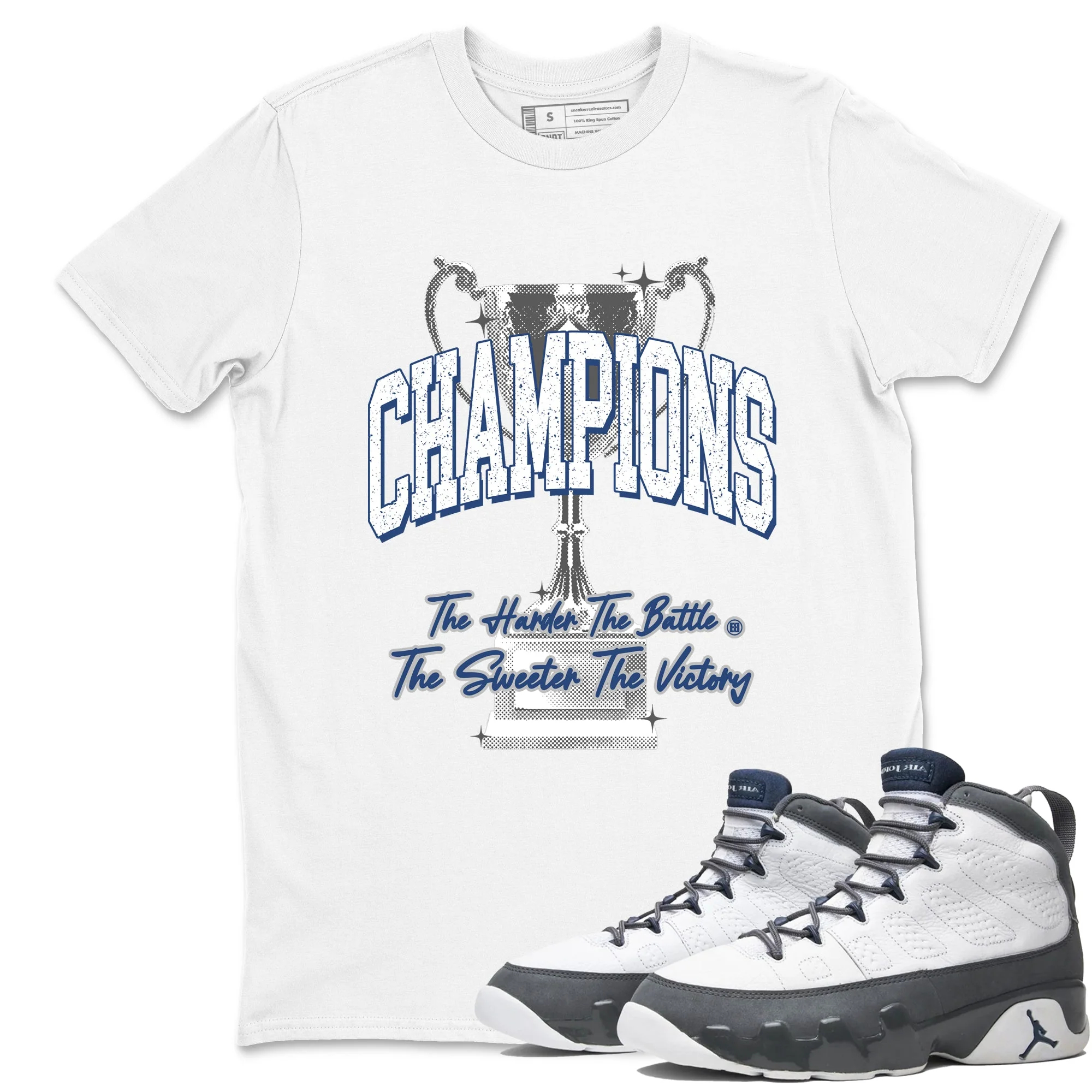 Champions Trophy Sneaker Tees - Air Jordan 9 Flint Grey