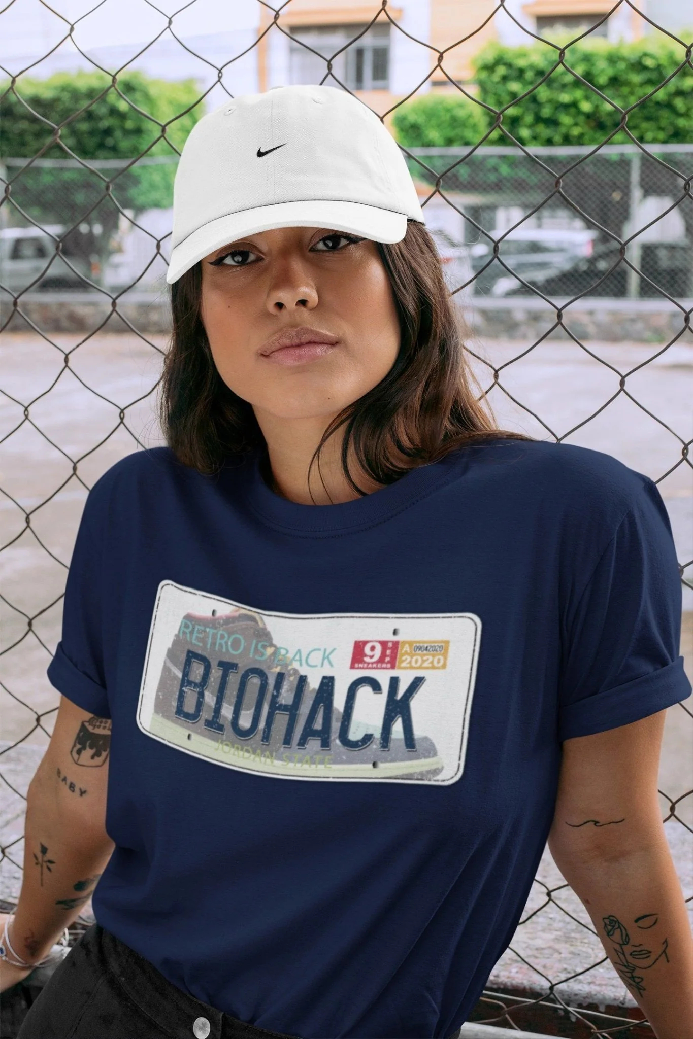Air Jordan Plate Unisex Tops - Air Jordan 1 Bio Hack