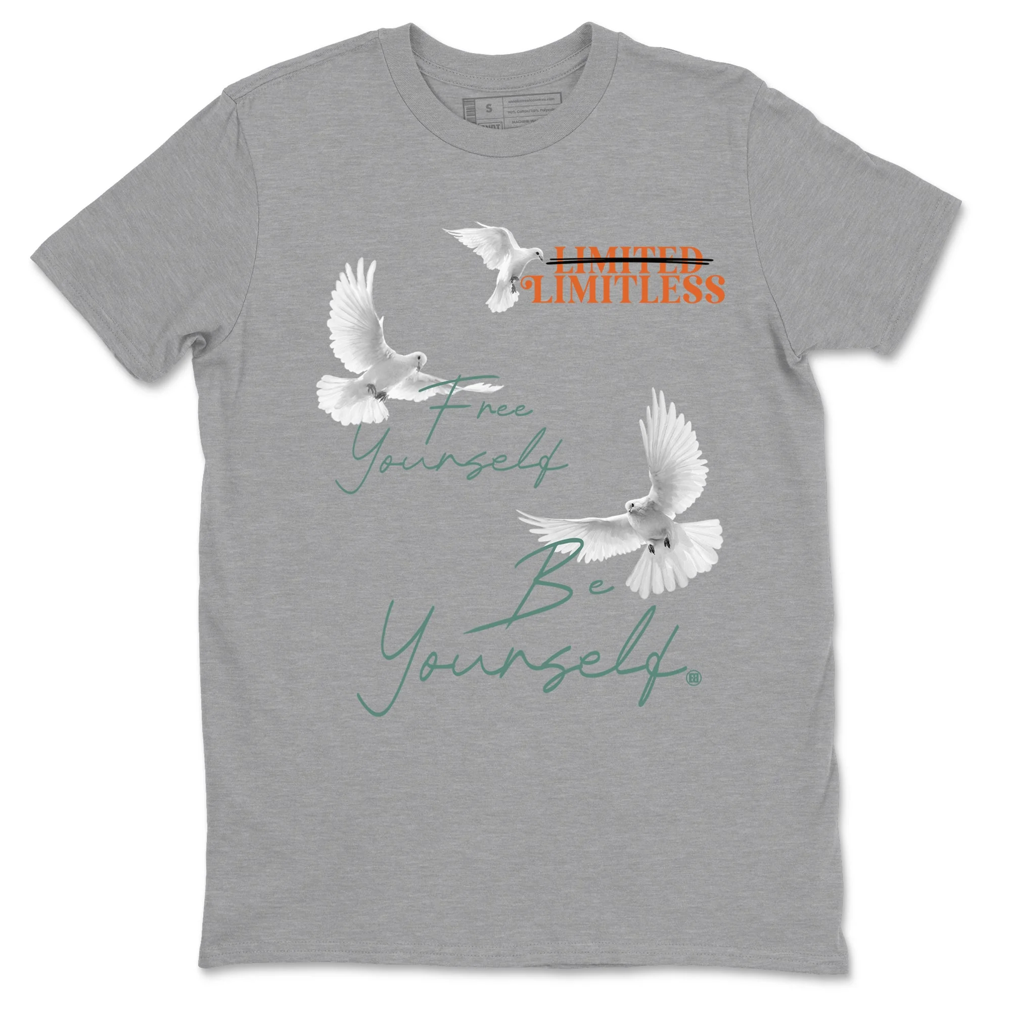 Free Yourself Be Yourself Sneaker Tees - Dunk Ceramic