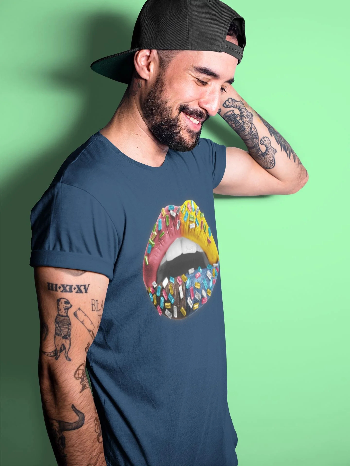 Lips Jewel Unisex Tops - Air Jordan 1 Bio Hack