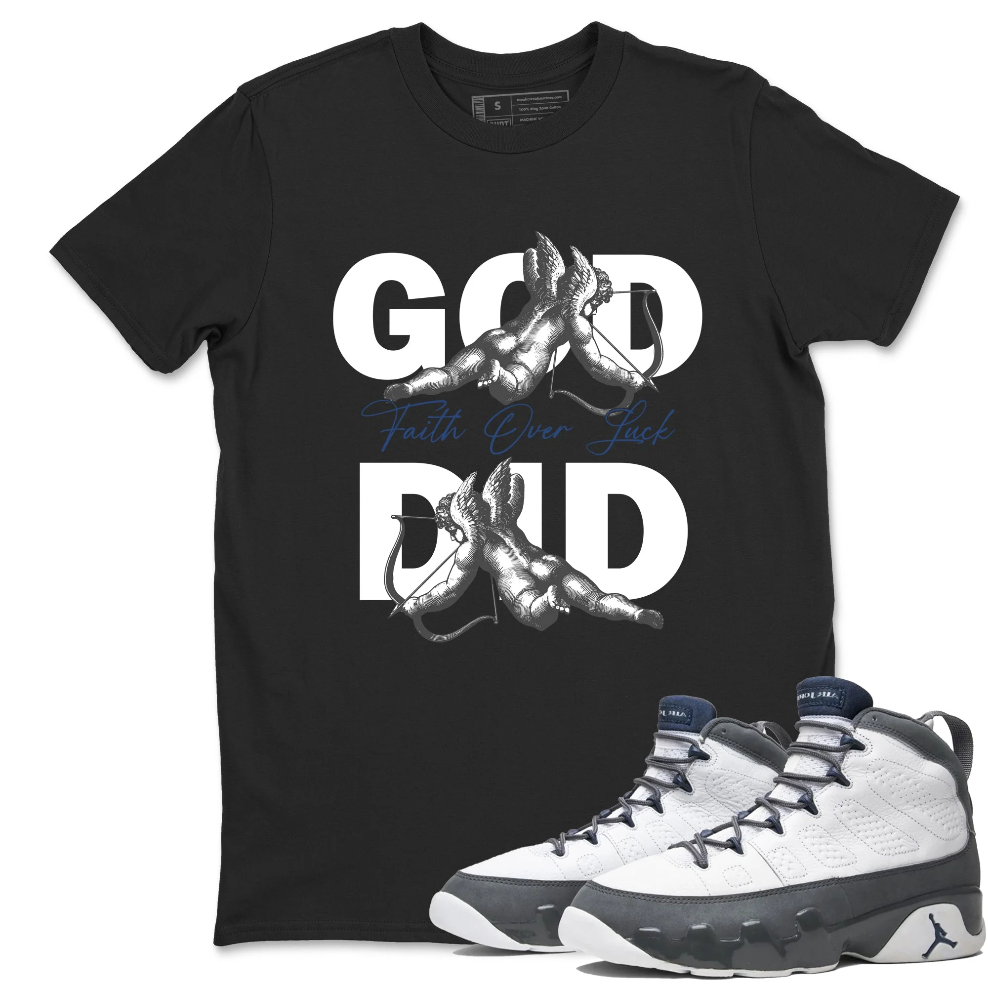God Did Sneaker Tees - Air Jordan 9 Flint Grey