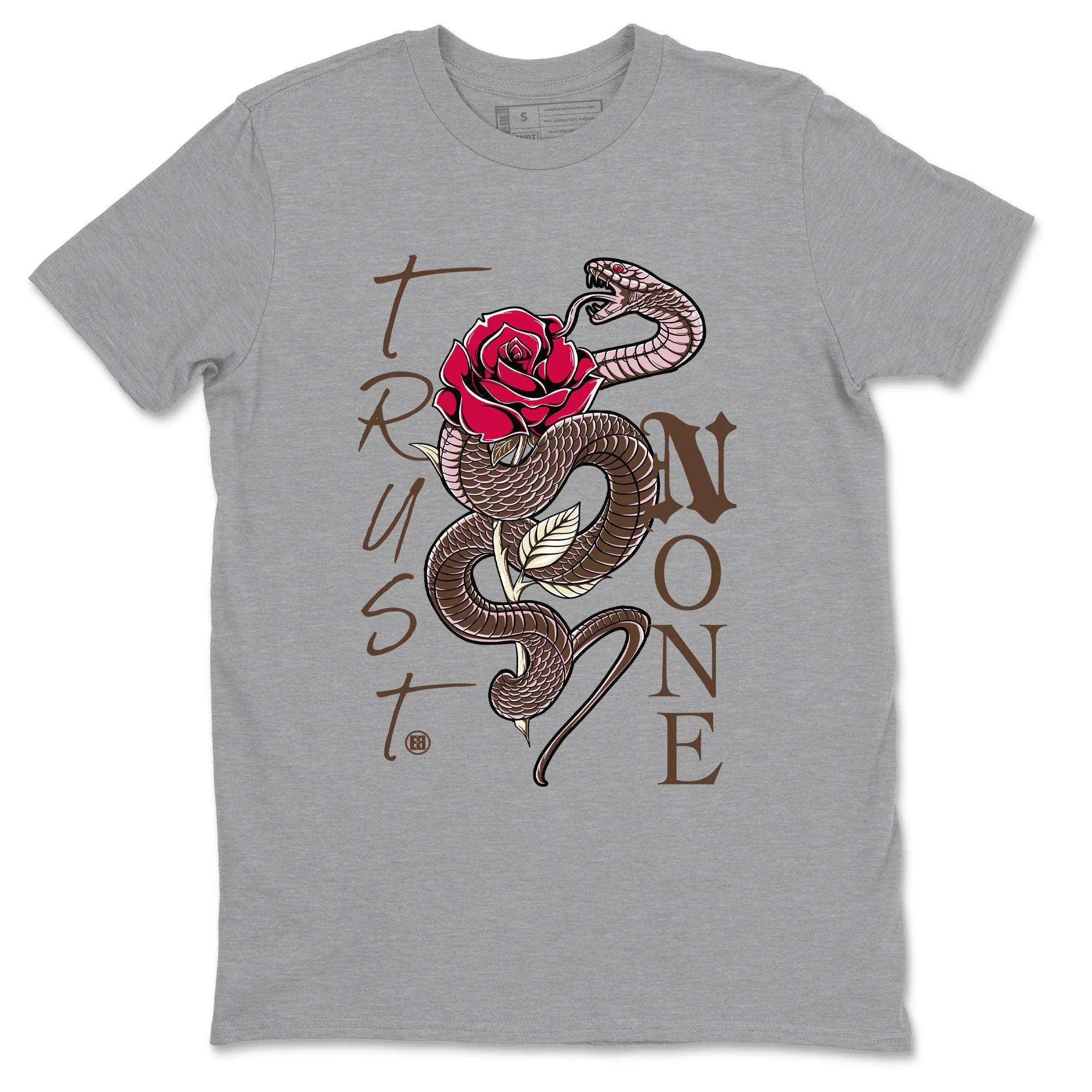 Trust None Sneaker Tees - Dunk Cacao Wow And Pink Foam