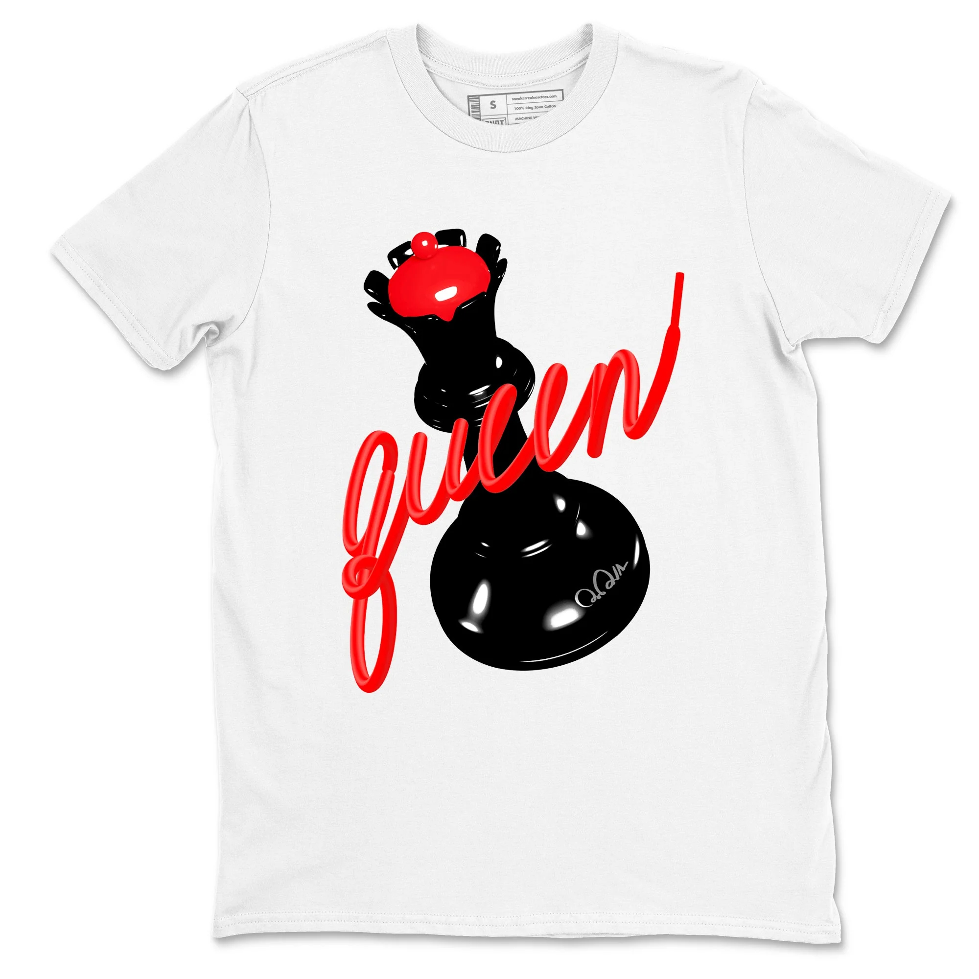 3D Queen Sneaker Tees - Air Jordan 6 Reverse Infrared