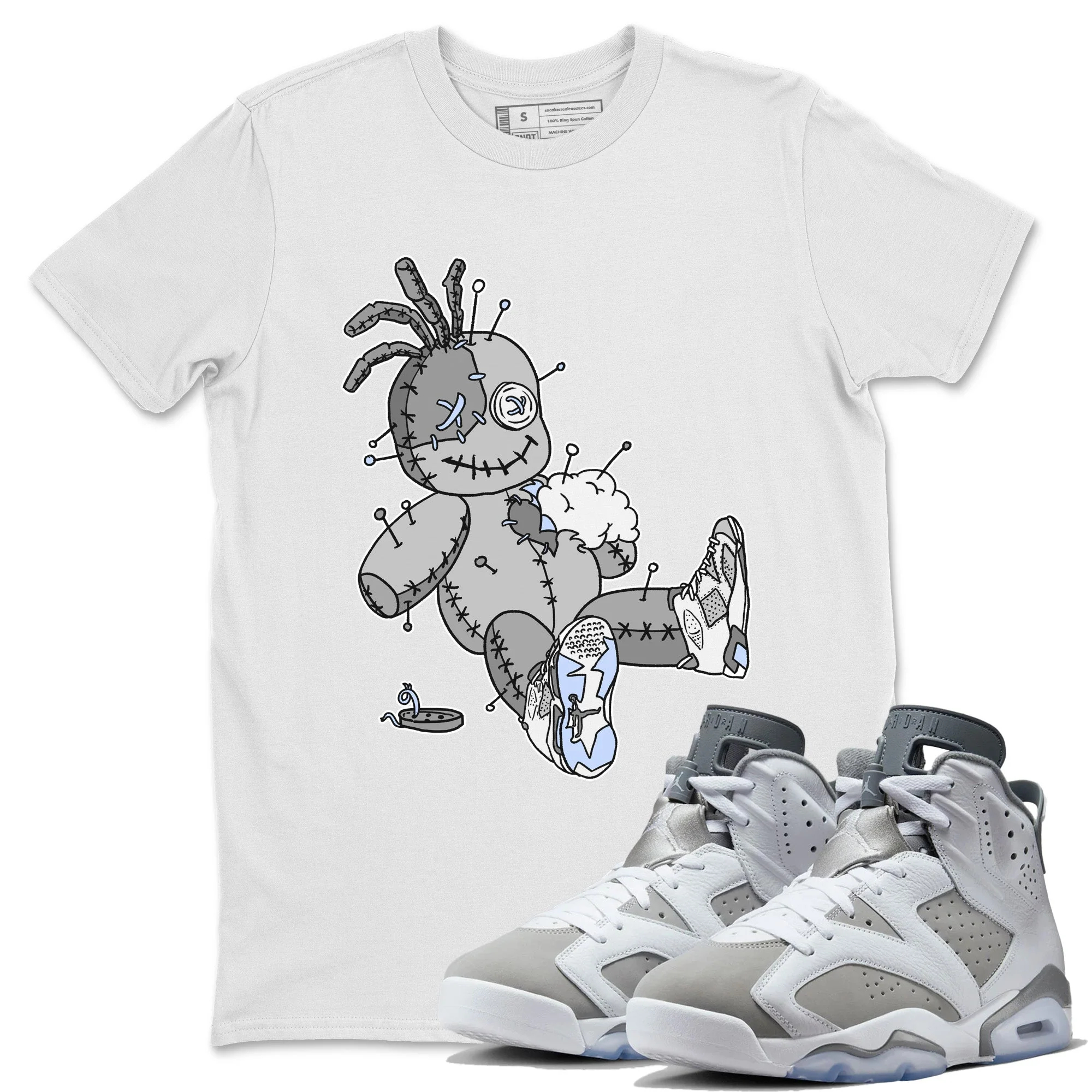 Voodoo Doll Unisex Tops - Air Jordan 6 Cool Grey