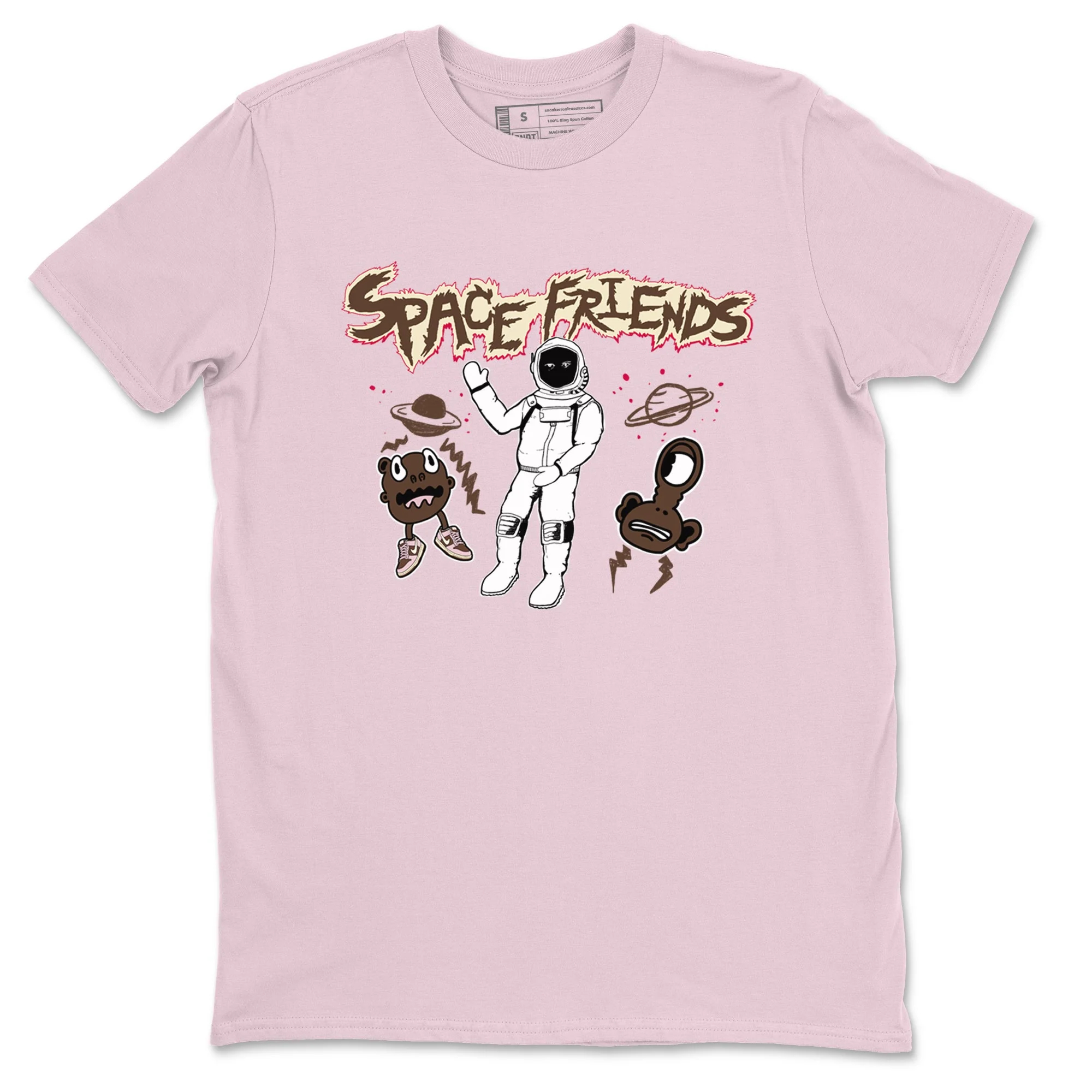 Space Friends Sneaker Tees - Dunk Cacao Wow And Pink Foam