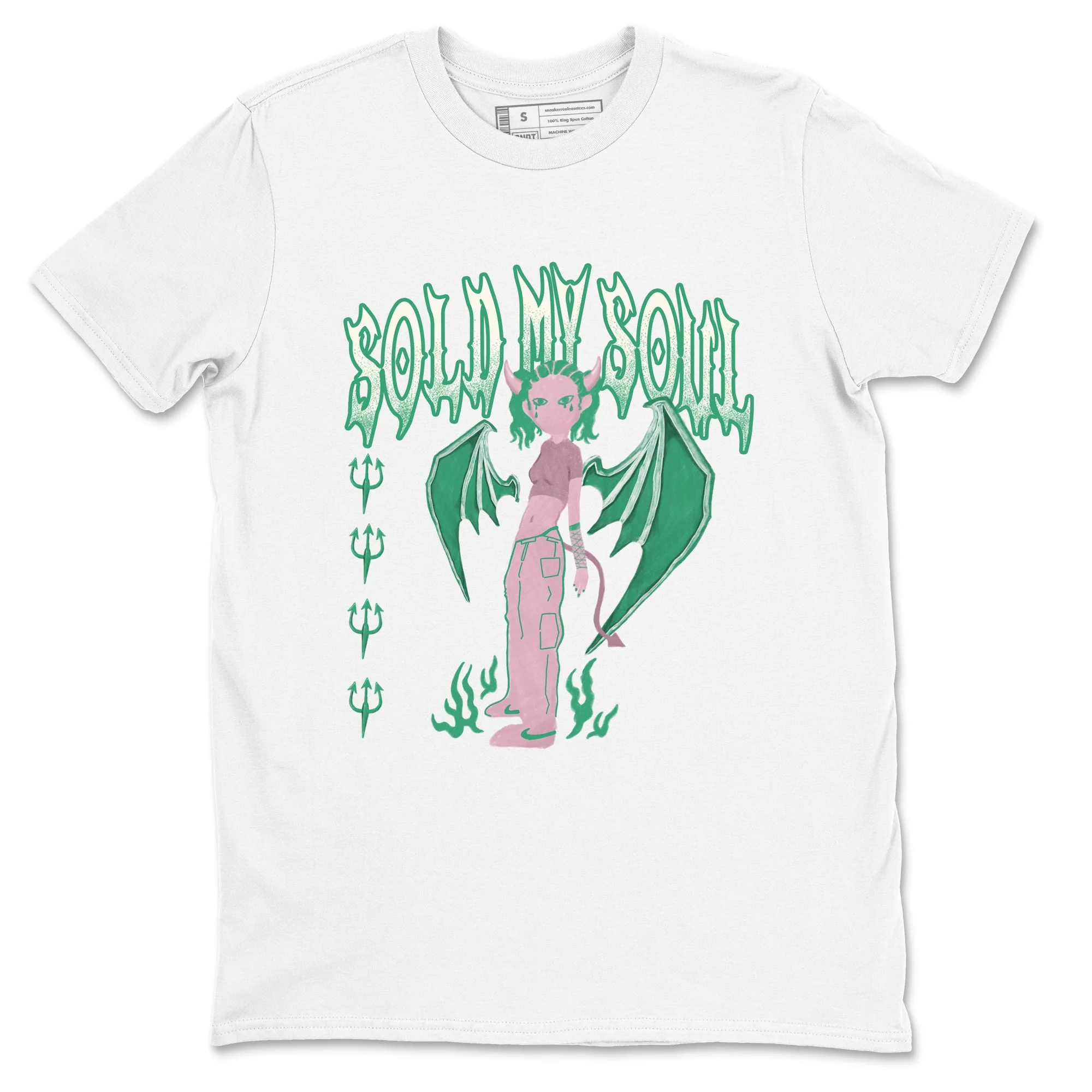 Sold My Soul Sneaker Tees - Dunk Medium Soft Pink Malachite
