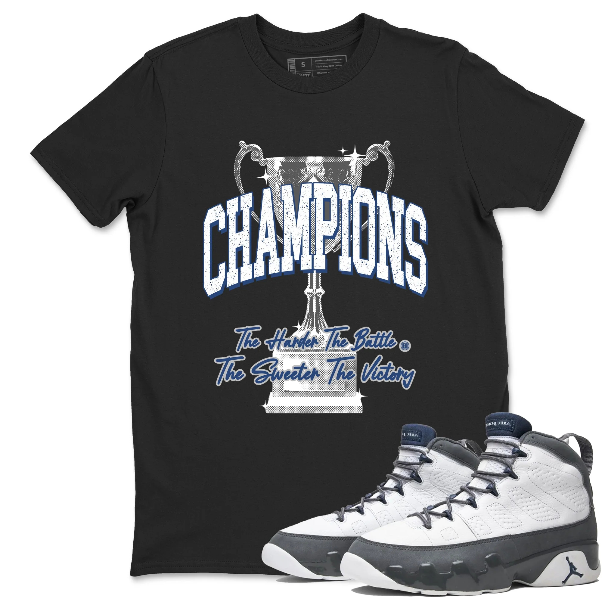 Champions Trophy Sneaker Tees - Air Jordan 9 Flint Grey