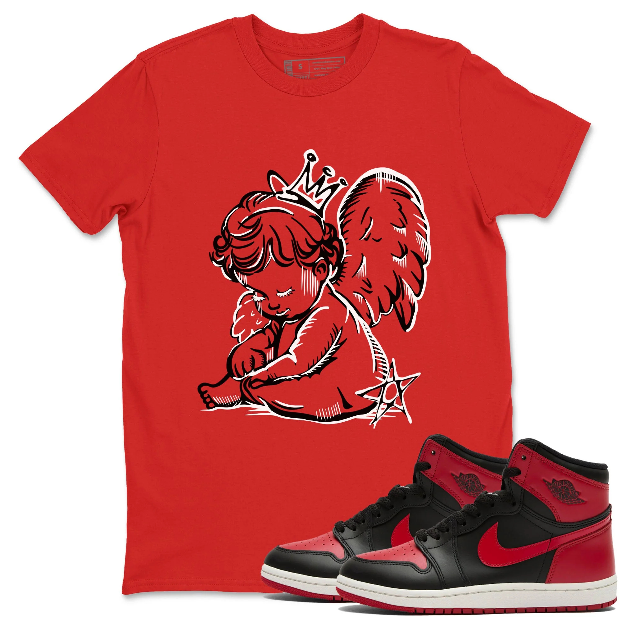 Neon Angel Sneaker Tees - Air Jordan 1 '85 Bred