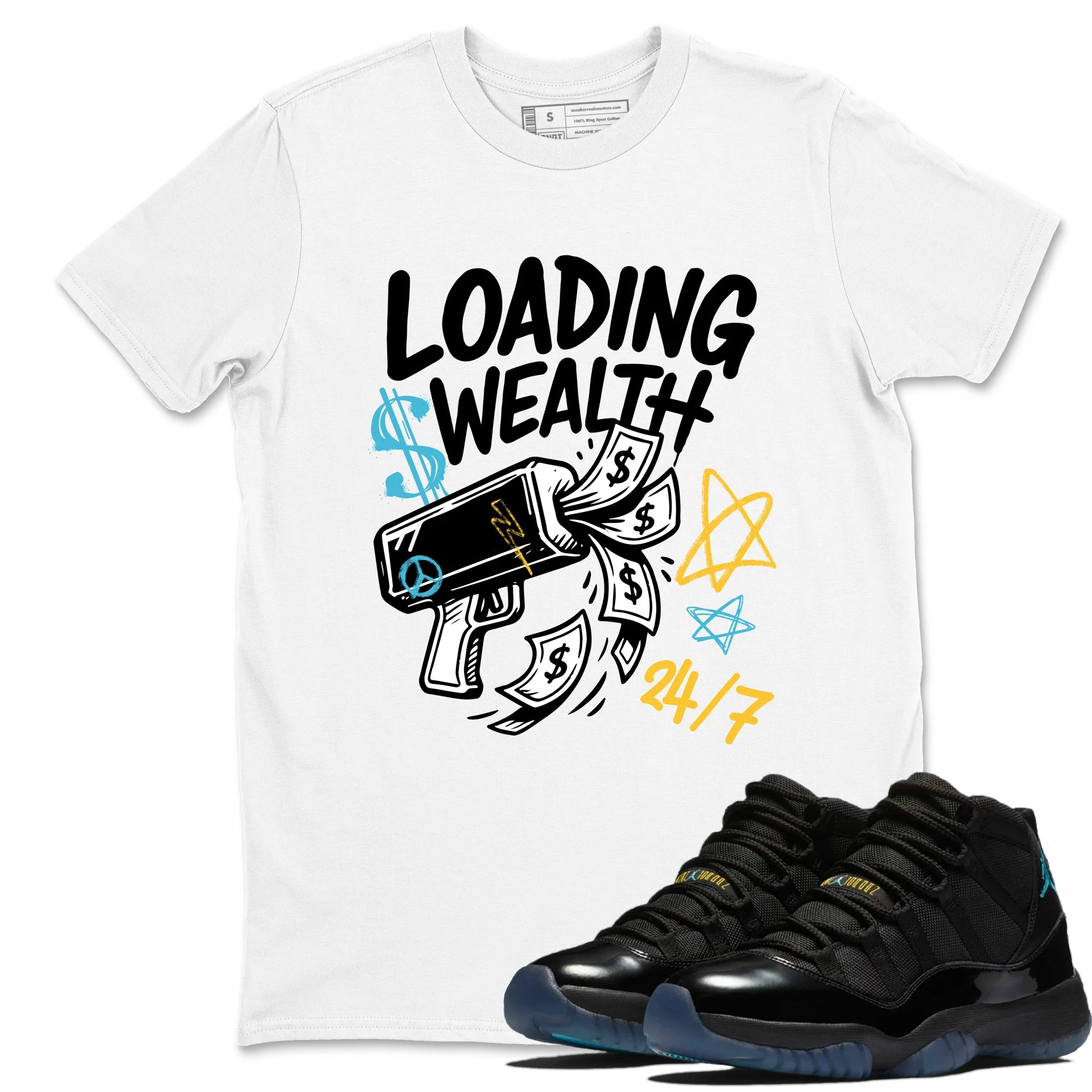 Loading Wealth Sneaker Tees - Air Jordan 11 Gamma