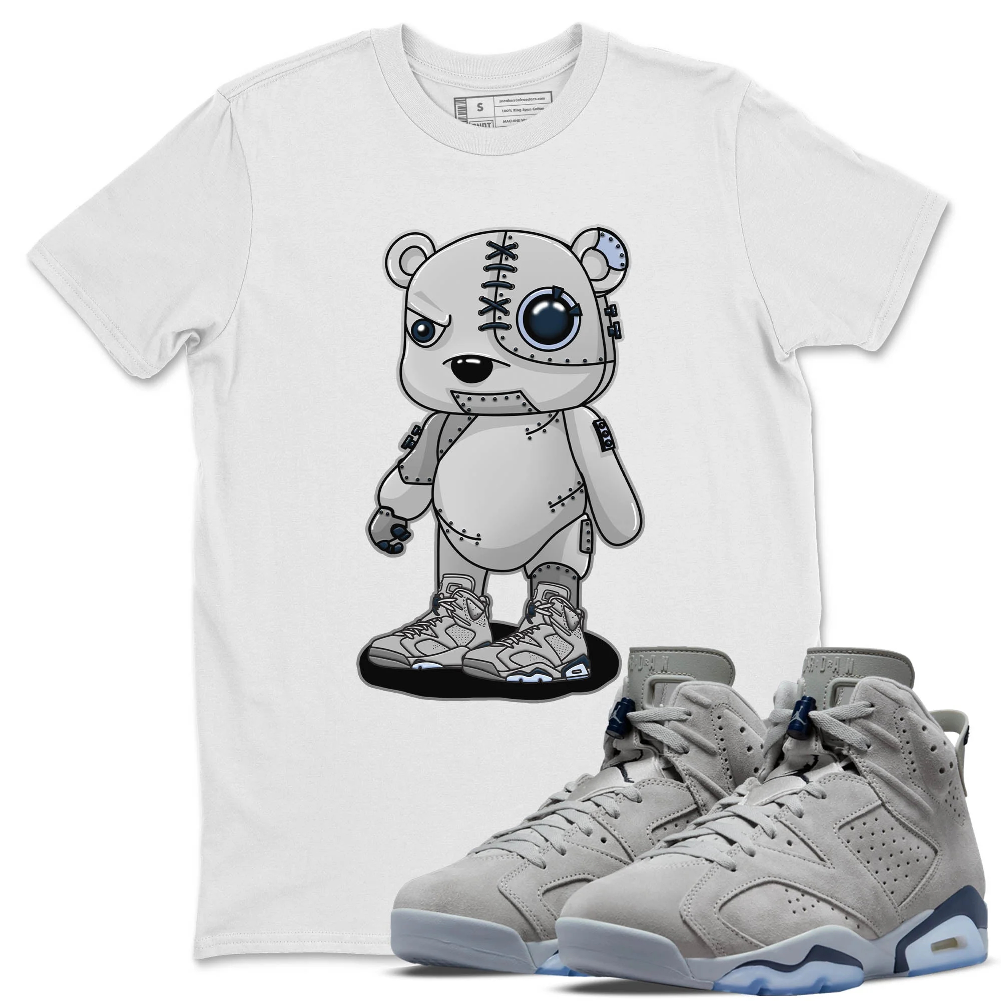 Cyborg Bear Unisex Tops - Air Jordan 6 Georgetown