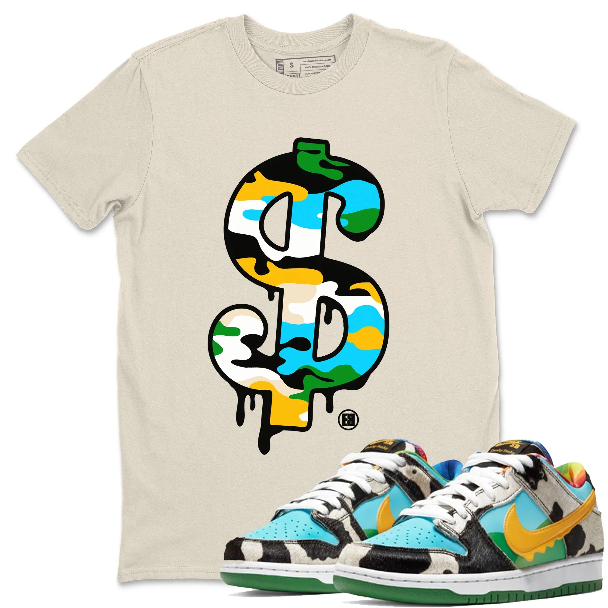 Dollar Camo Sneaker Tee - Dunk Chunky Dunky
