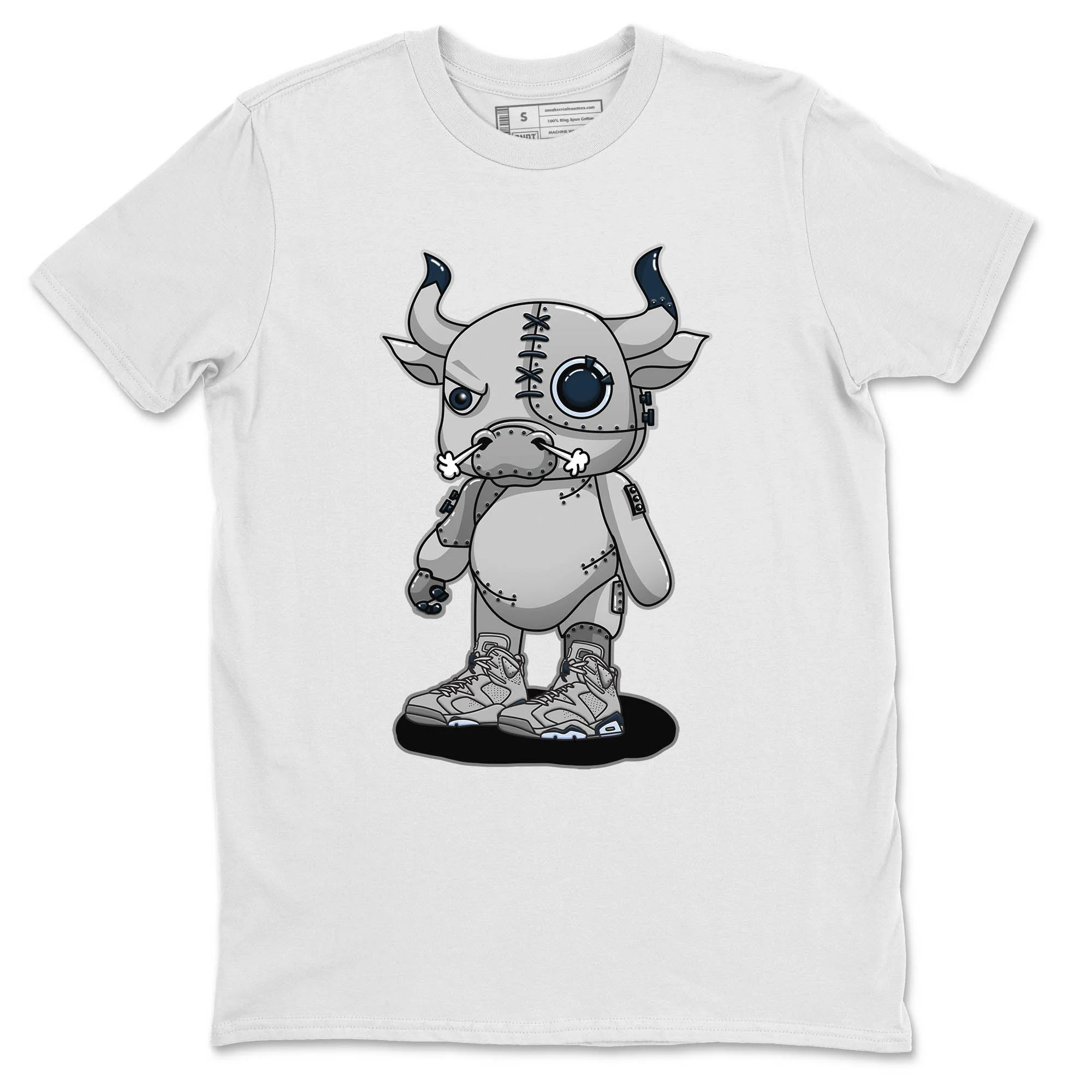 Cyborg Bull Unisex Tops - Air Jordan 6 Georgetown