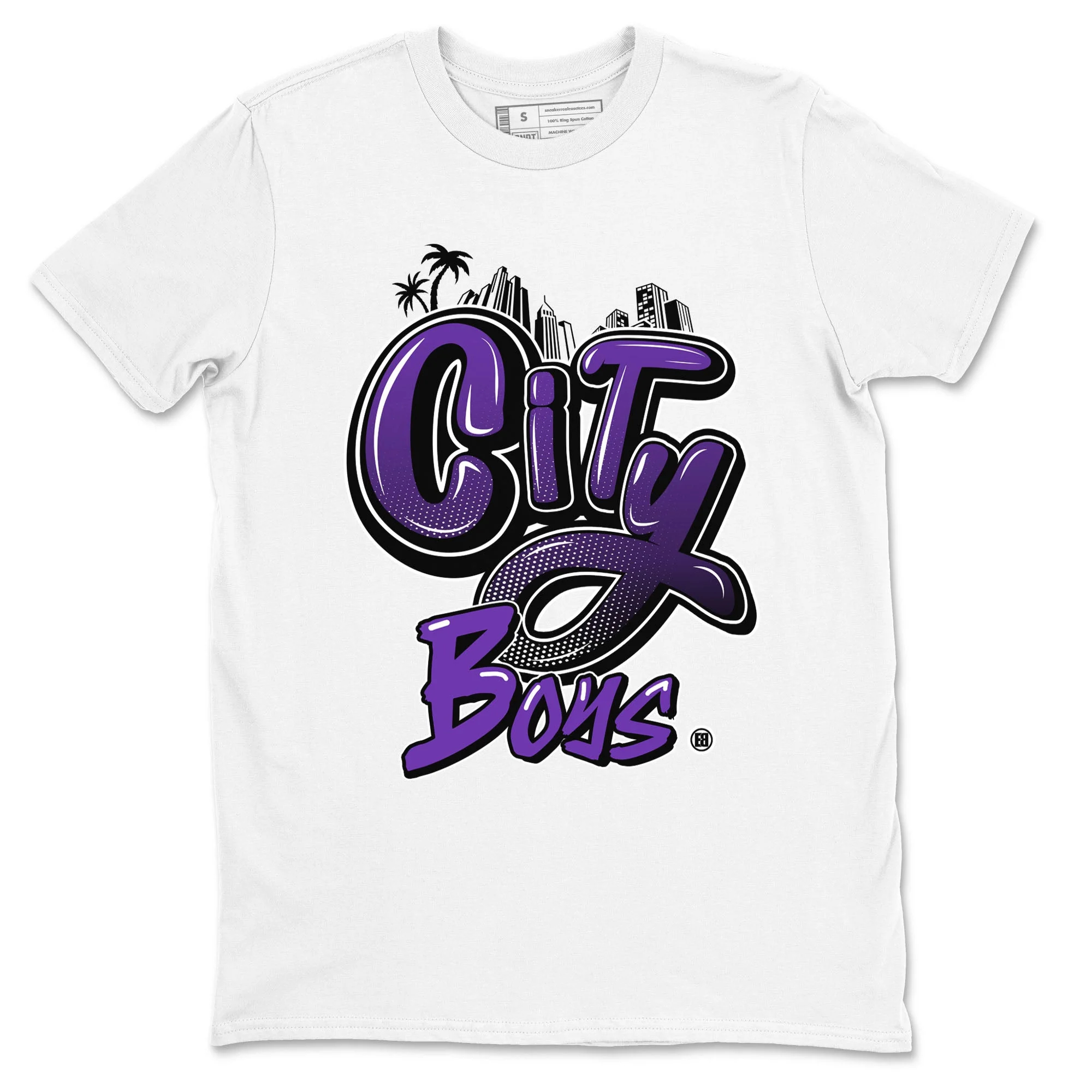 City Boys Sneaker Tees - Dunk Low Court Purple