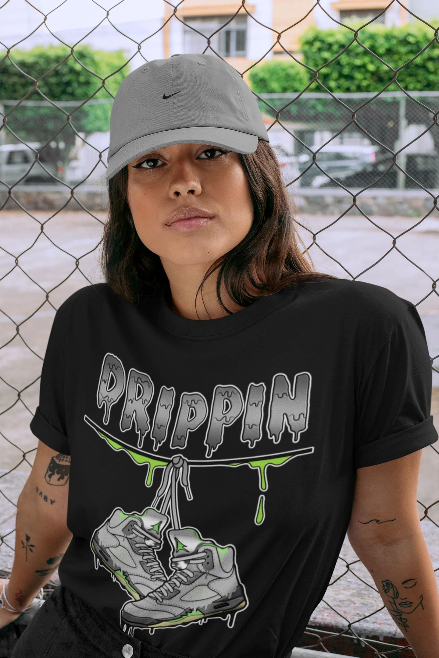 Drippin Unisex Tops - Air Jordan 5 Green Bean