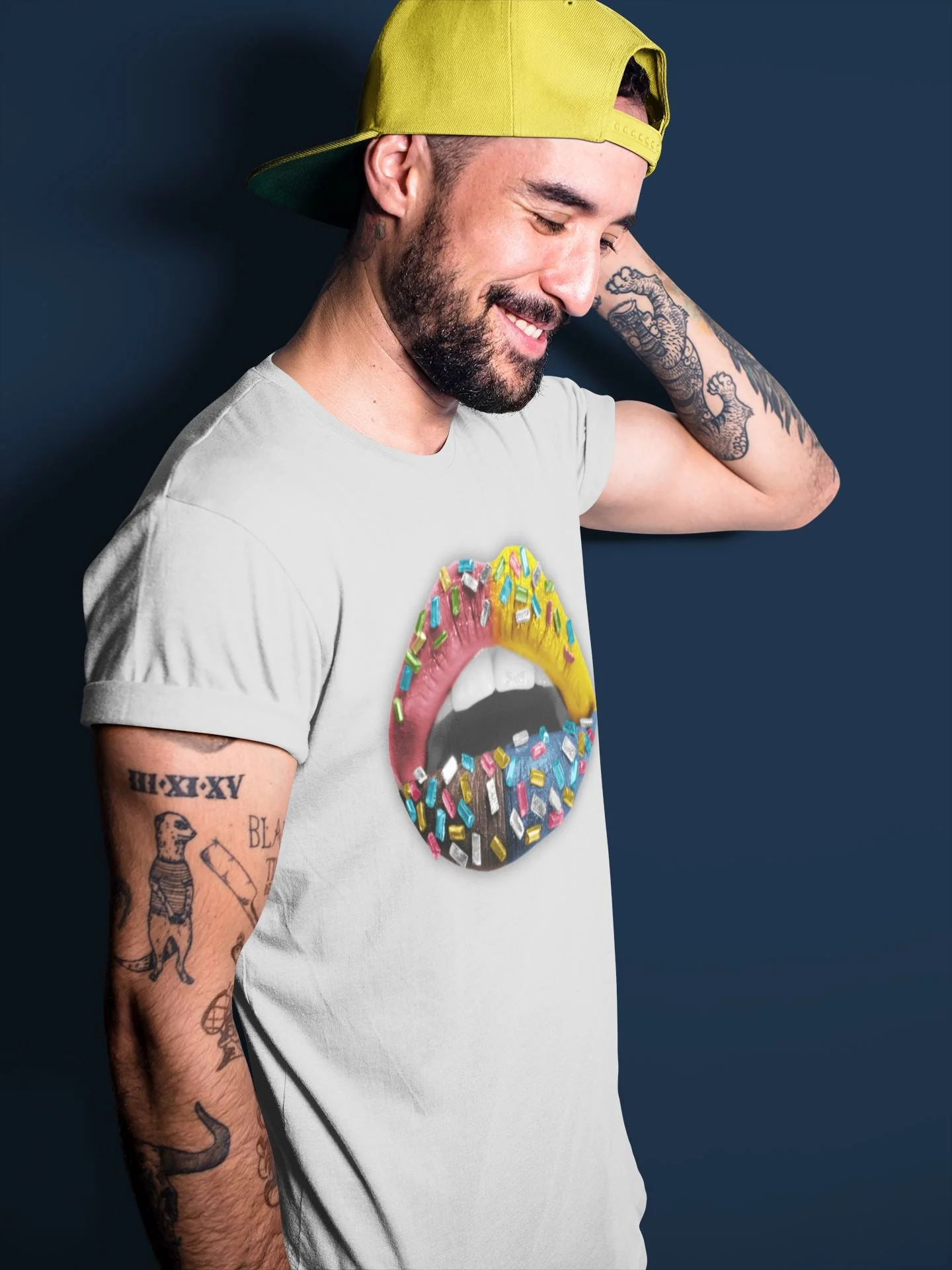 Lips Jewel Unisex Tops - Air Jordan 1 Bio Hack