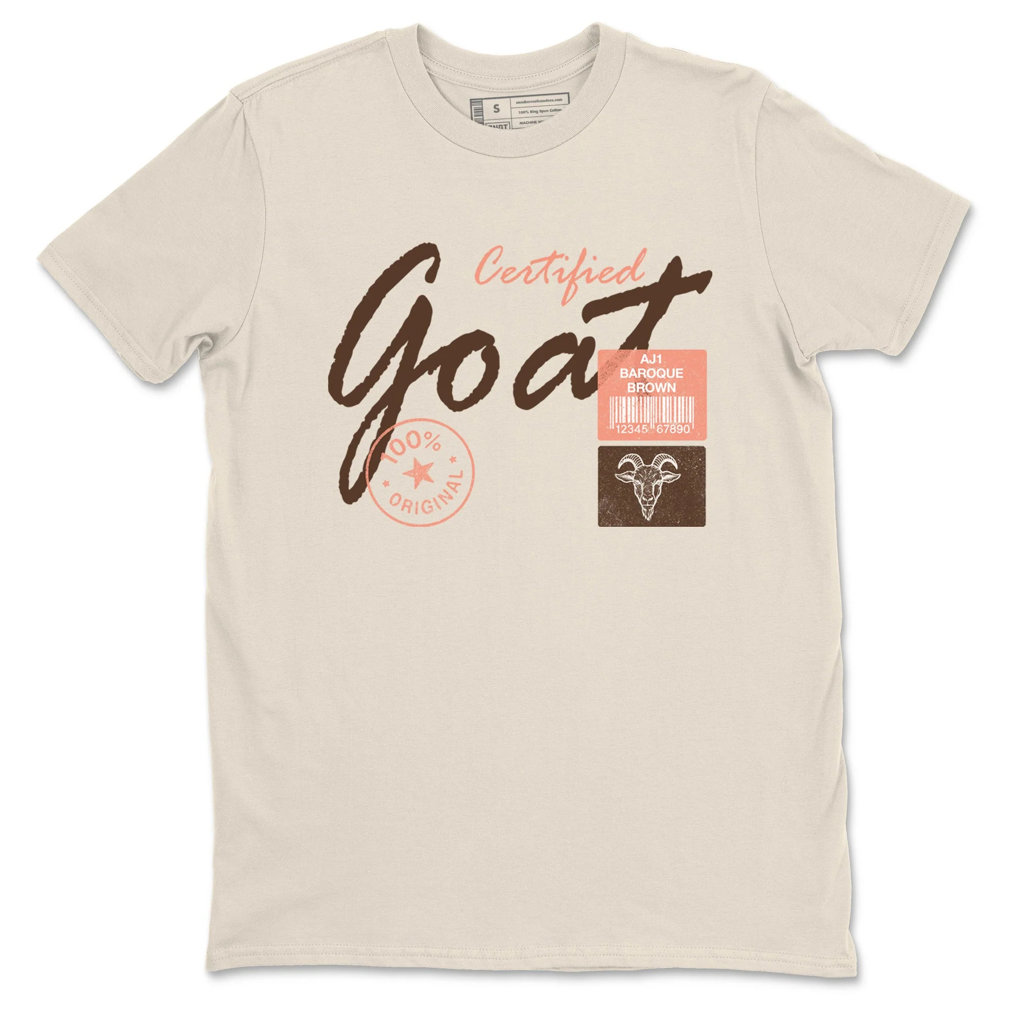 Certified Goat Sneaker Tees - Air Jordan 1 Baroque Brown
