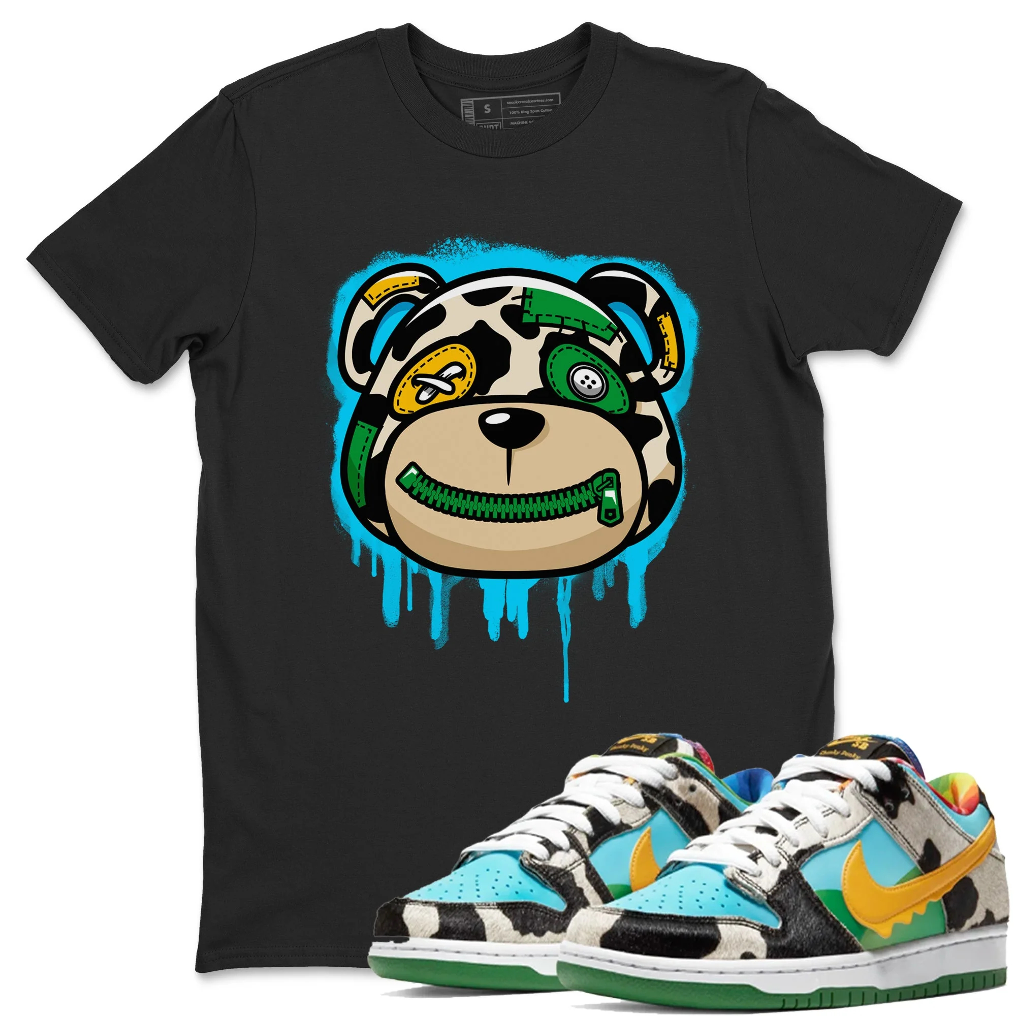 Bear Face Unisex Tops - Dunk Chunky Dunky