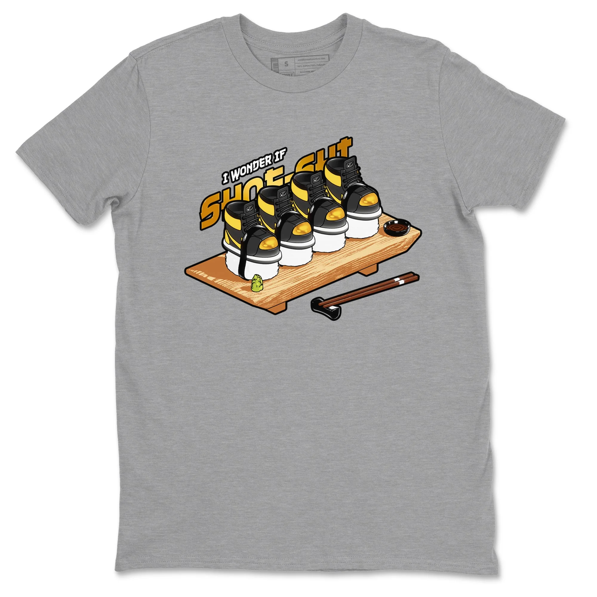 Shoe-Shi Sneaker Tees - Air Jordan 1 Black Metallic Gold