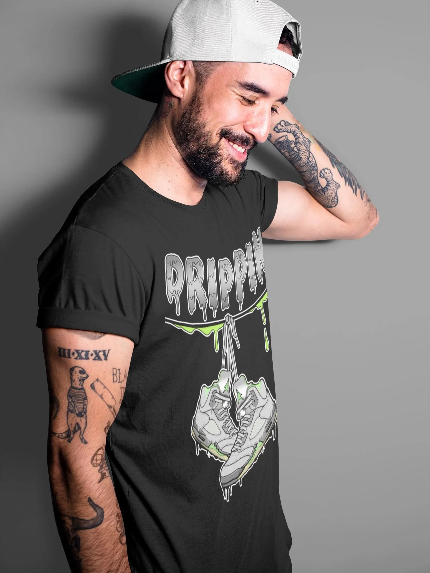 Drippin Unisex Tops - Air Jordan 5 Green Bean