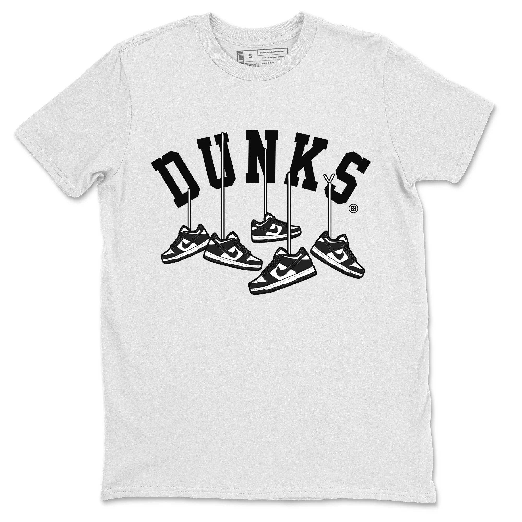 Hanging Sneakers Unisex Tops - Dunk Panda