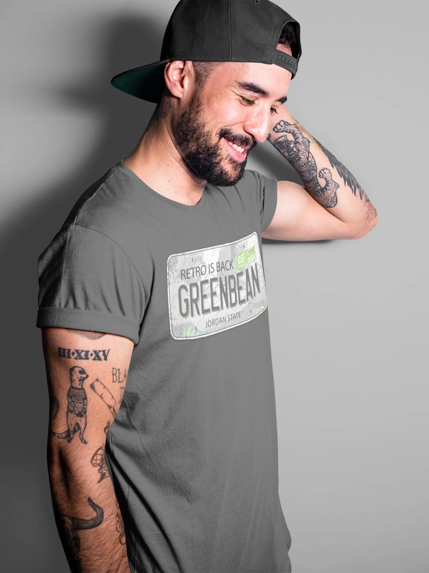 Jordan Plate Unisex Tops - Air Jordan 5 Green Bean