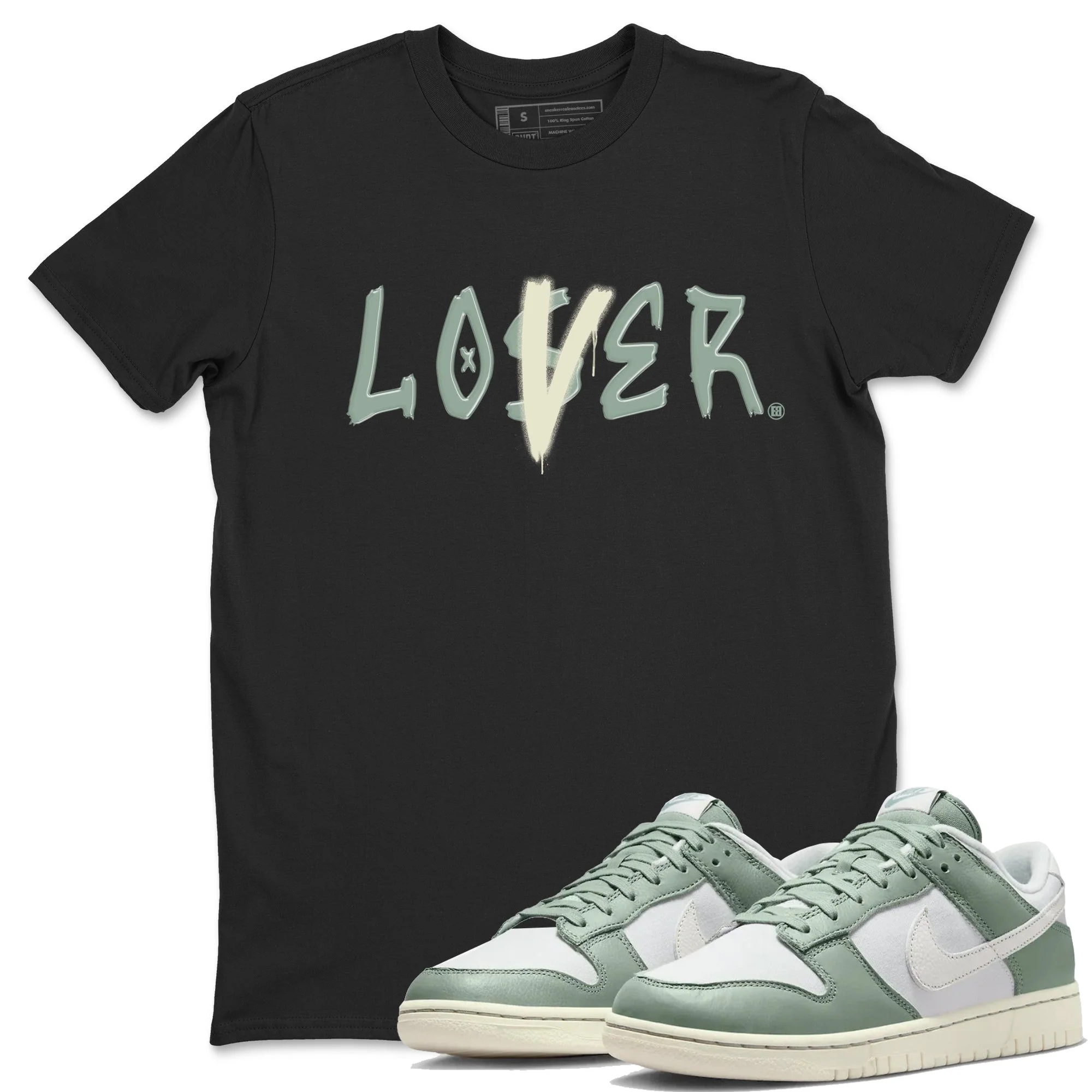 Loser Lover Unisex Tops - Dunk Mica Green