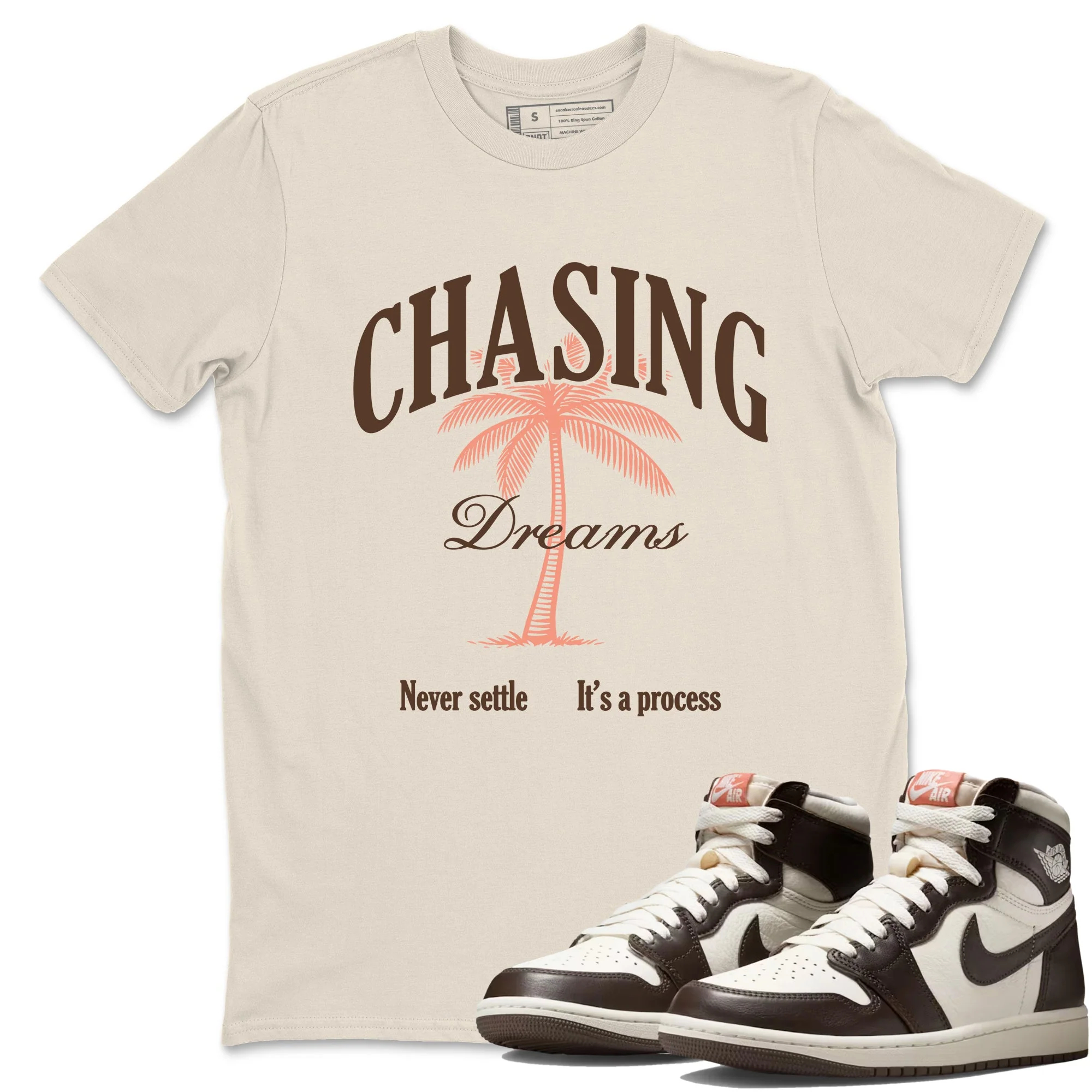 Chasing Dreams Sneaker Tees - Air Jordan 1 Baroque Brown