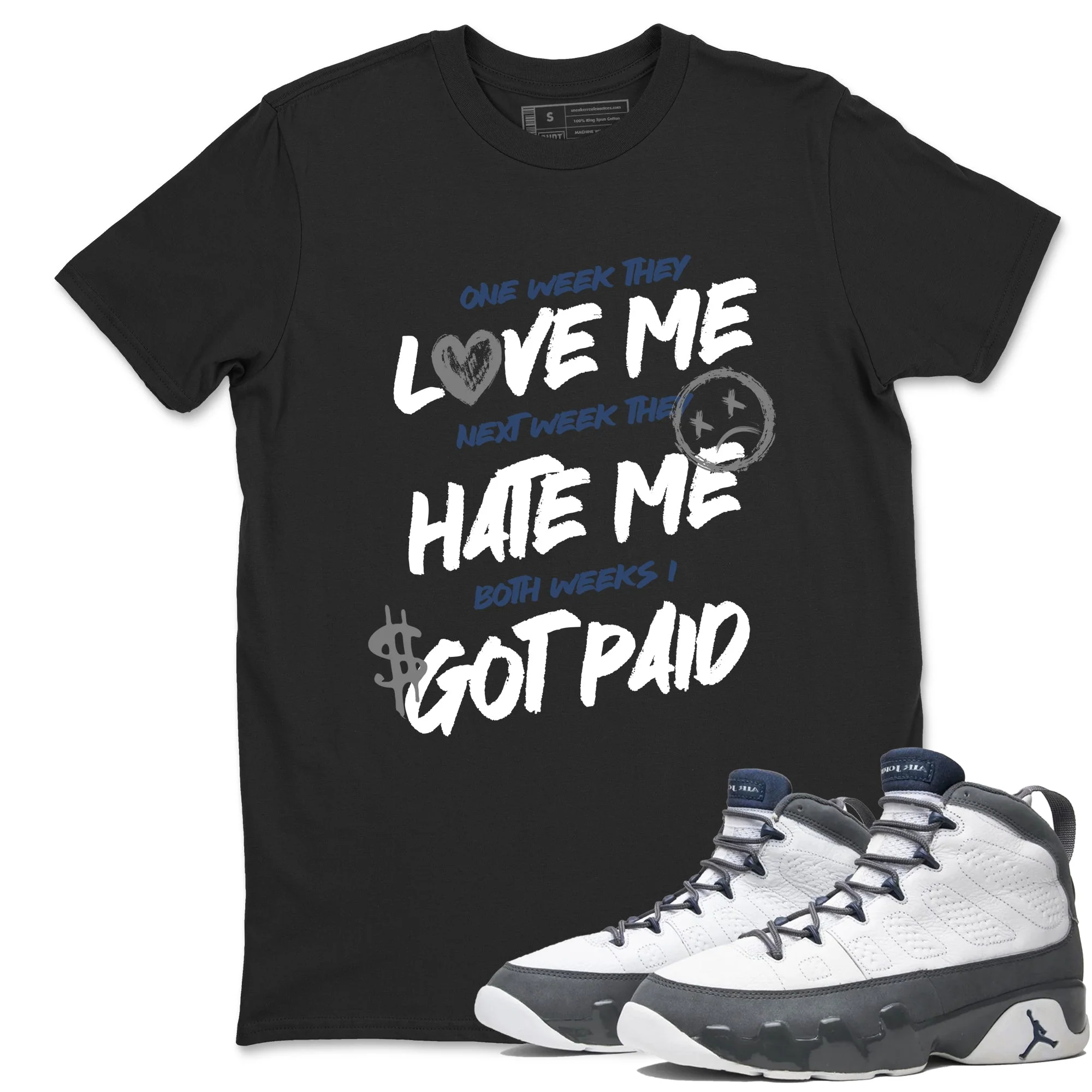 I Got Paid Sneaker Tees - Air Jordan 9 Flint Grey