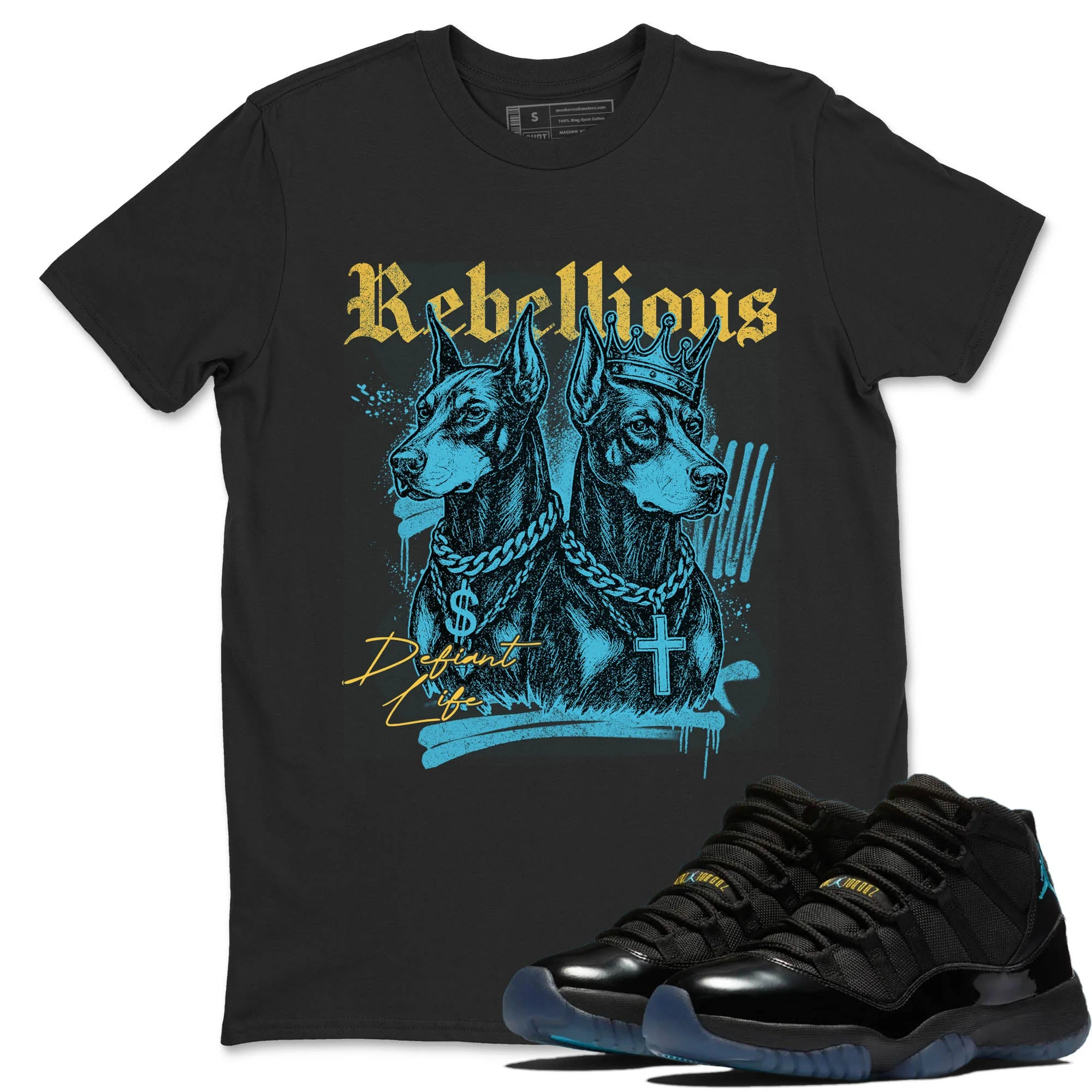 Rebellious Sneaker Tees - Air Jordan 11 Gamma