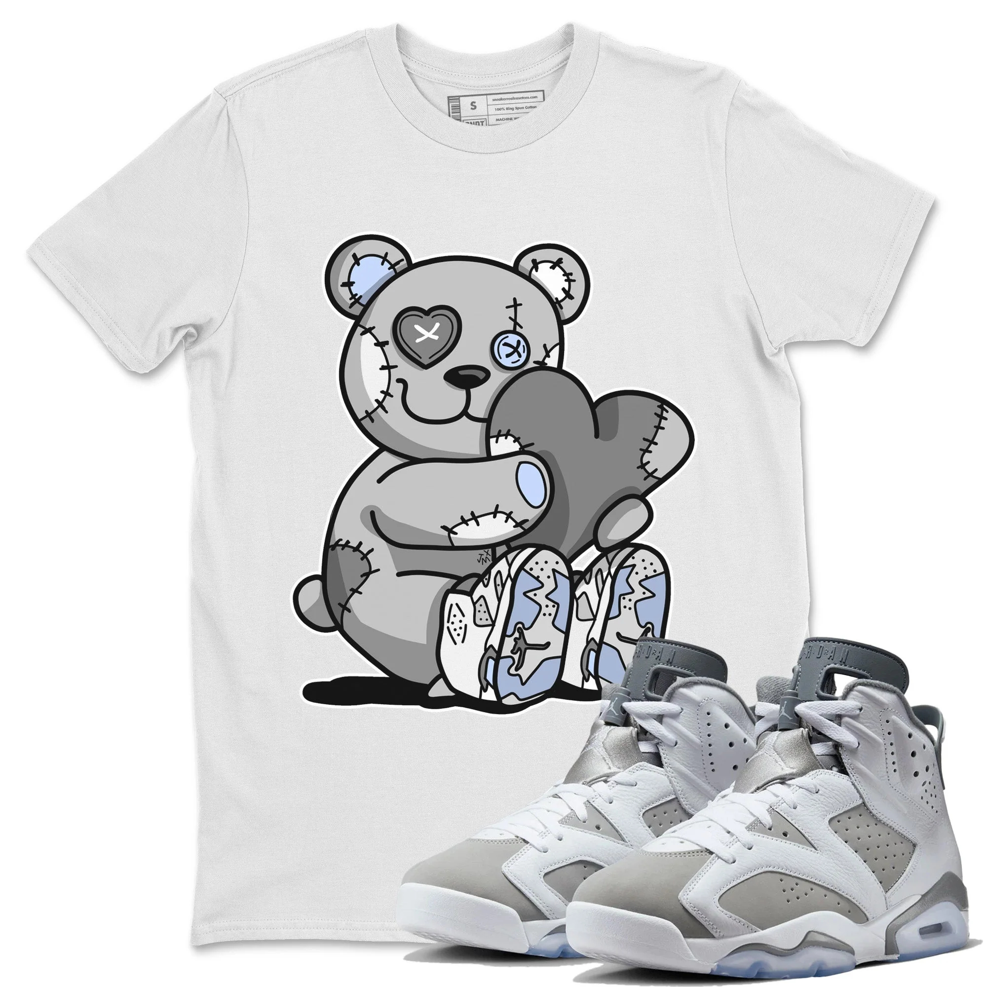 Hugging Bear Unisex Tops - Air Jordan 6 Cool Grey