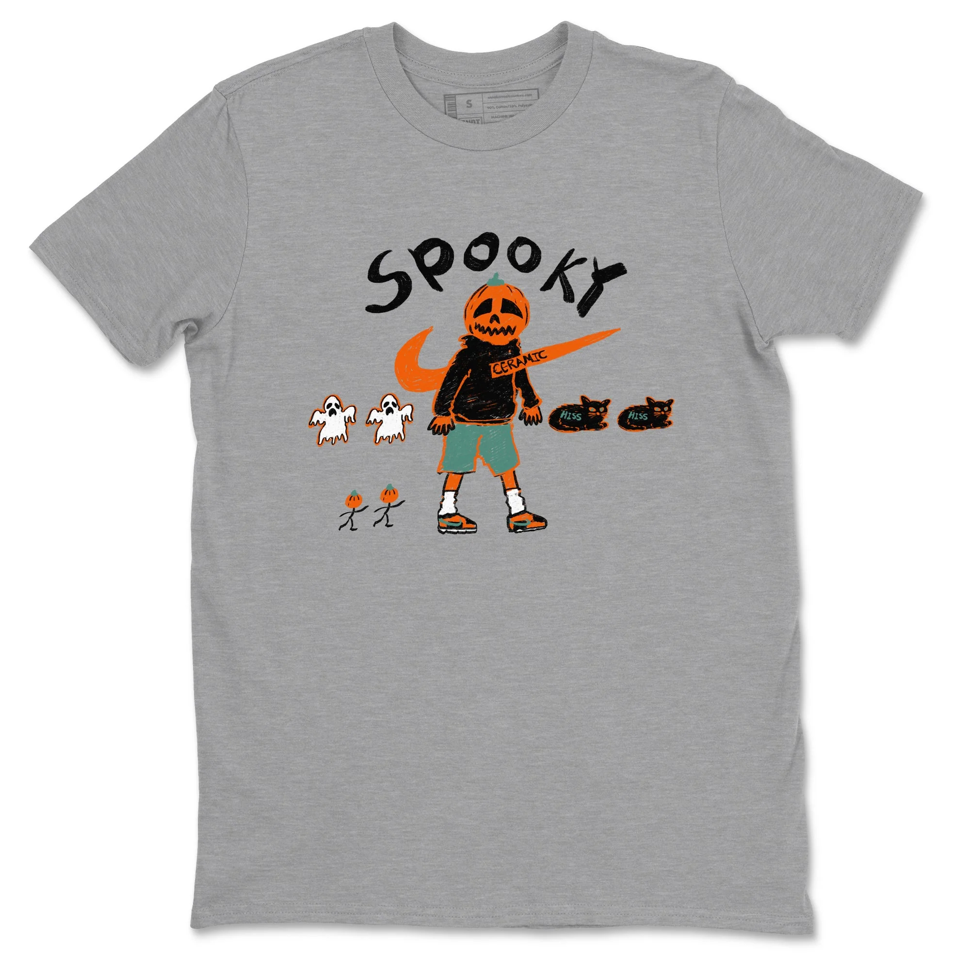 Spooky Pumpkin Sneaker Tees - Dunk Ceramic